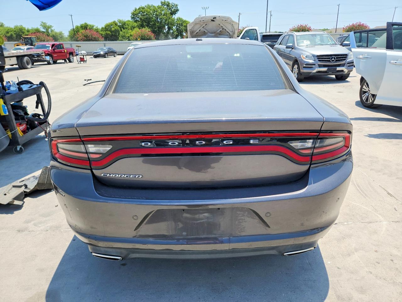 2015 Dodge Charger Se Gray vin: 2C3CDXBG3FH790892