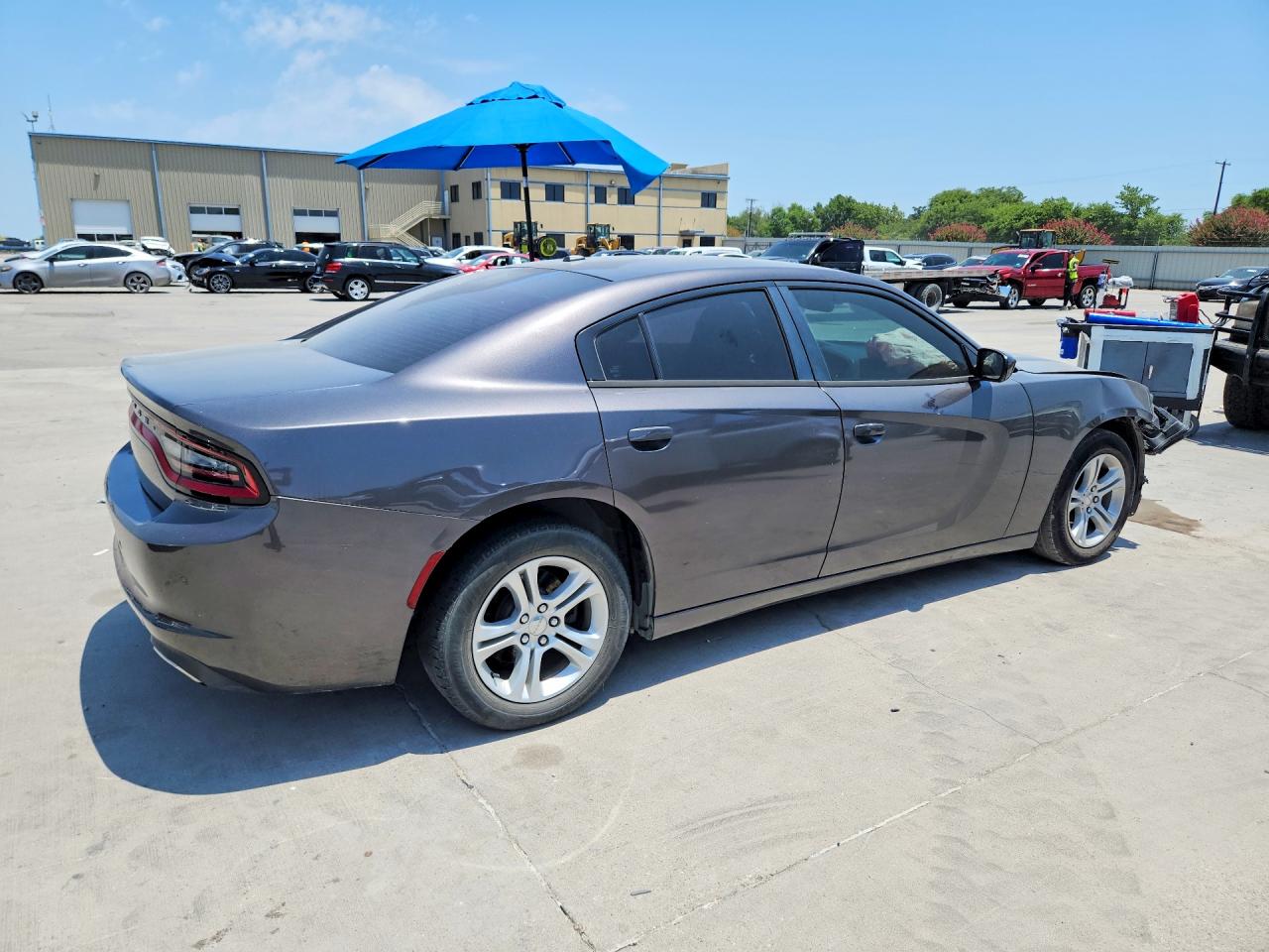 2015 Dodge Charger Se Gray vin: 2C3CDXBG3FH790892