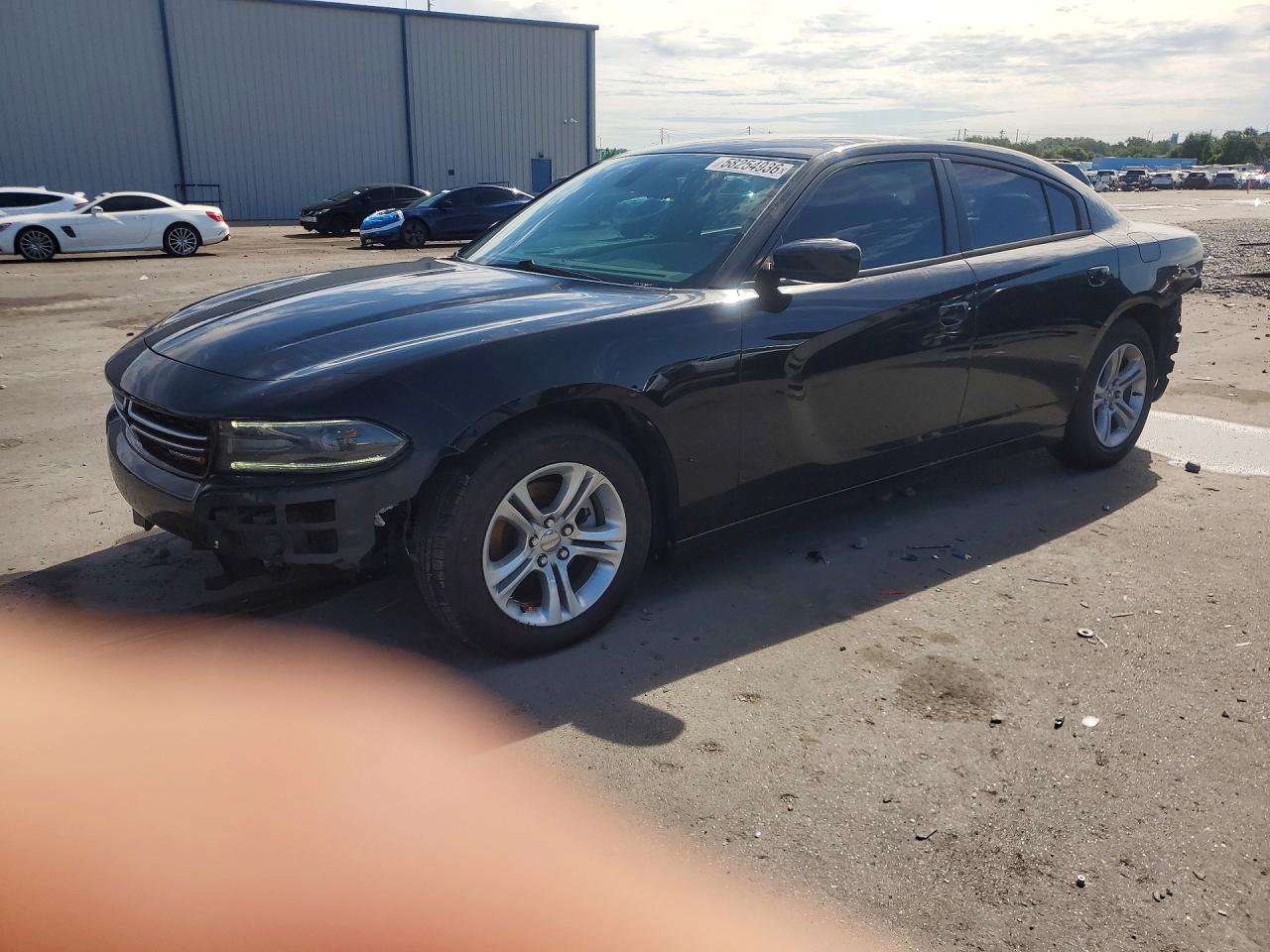 2015 Dodge Charger Se Black vin: 2C3CDXBG3FH847978