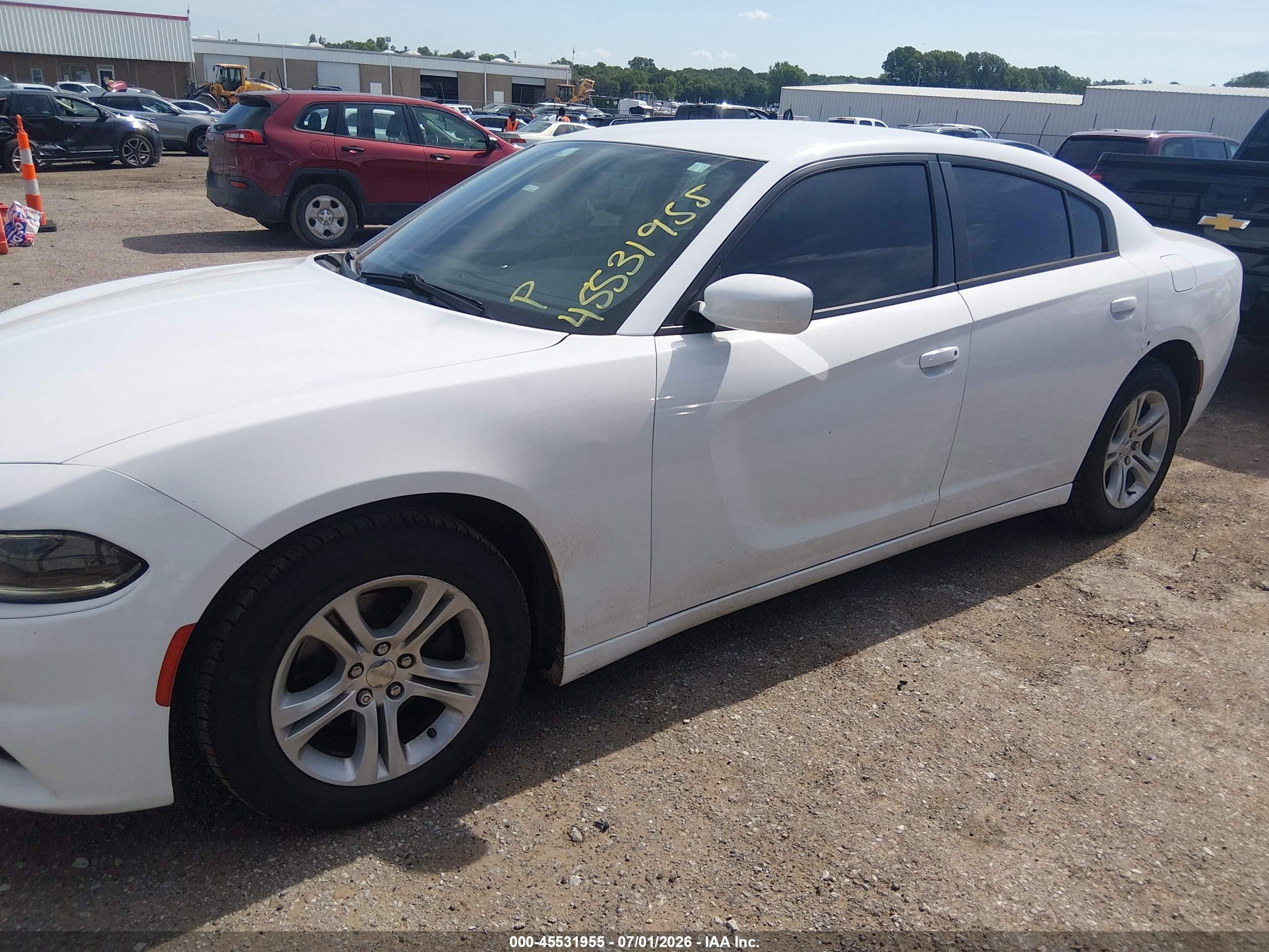 2015 Dodge Charger Se White vin: 2C3CDXBG3FH848161