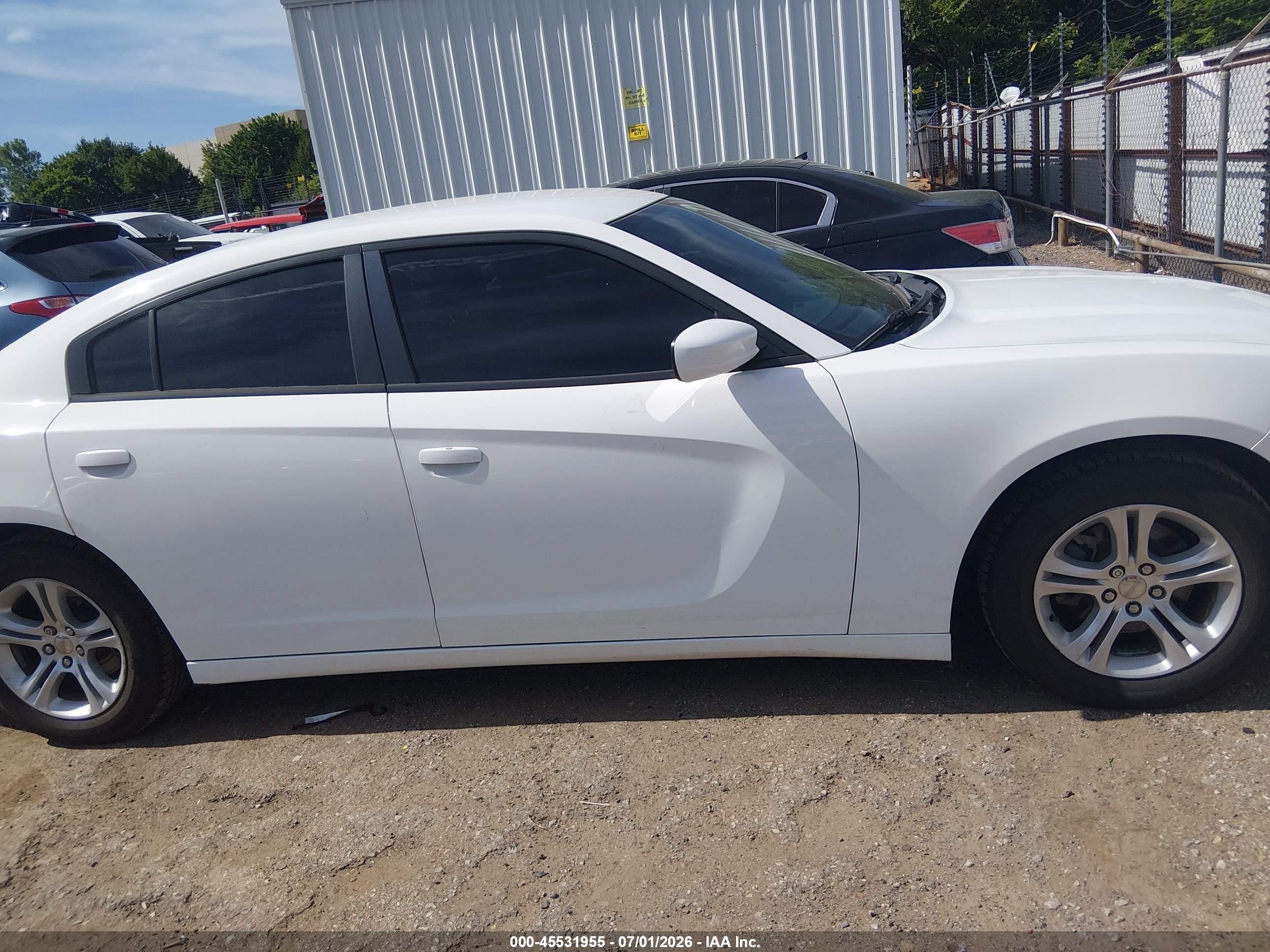 2015 Dodge Charger Se White vin: 2C3CDXBG3FH848161