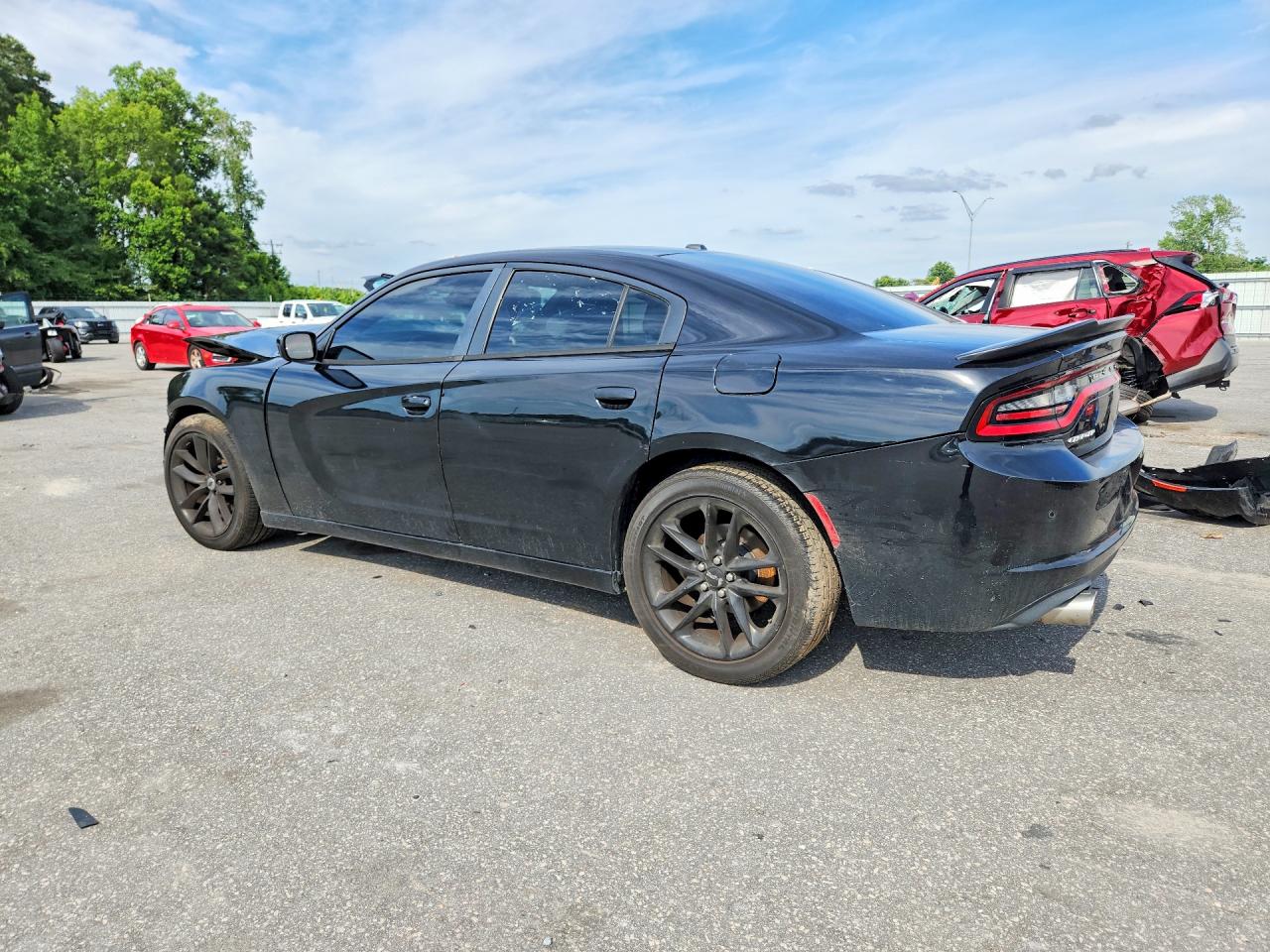 2015 Dodge Charger Se Black vin: 2C3CDXBG3FH862237