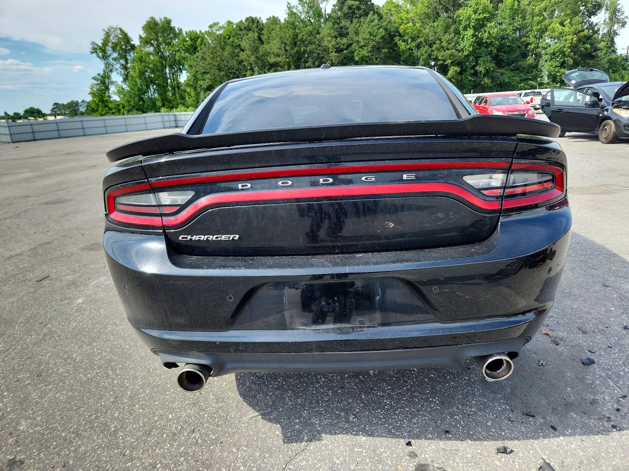 2015 Dodge Charger Se Black vin: 2C3CDXBG3FH862237