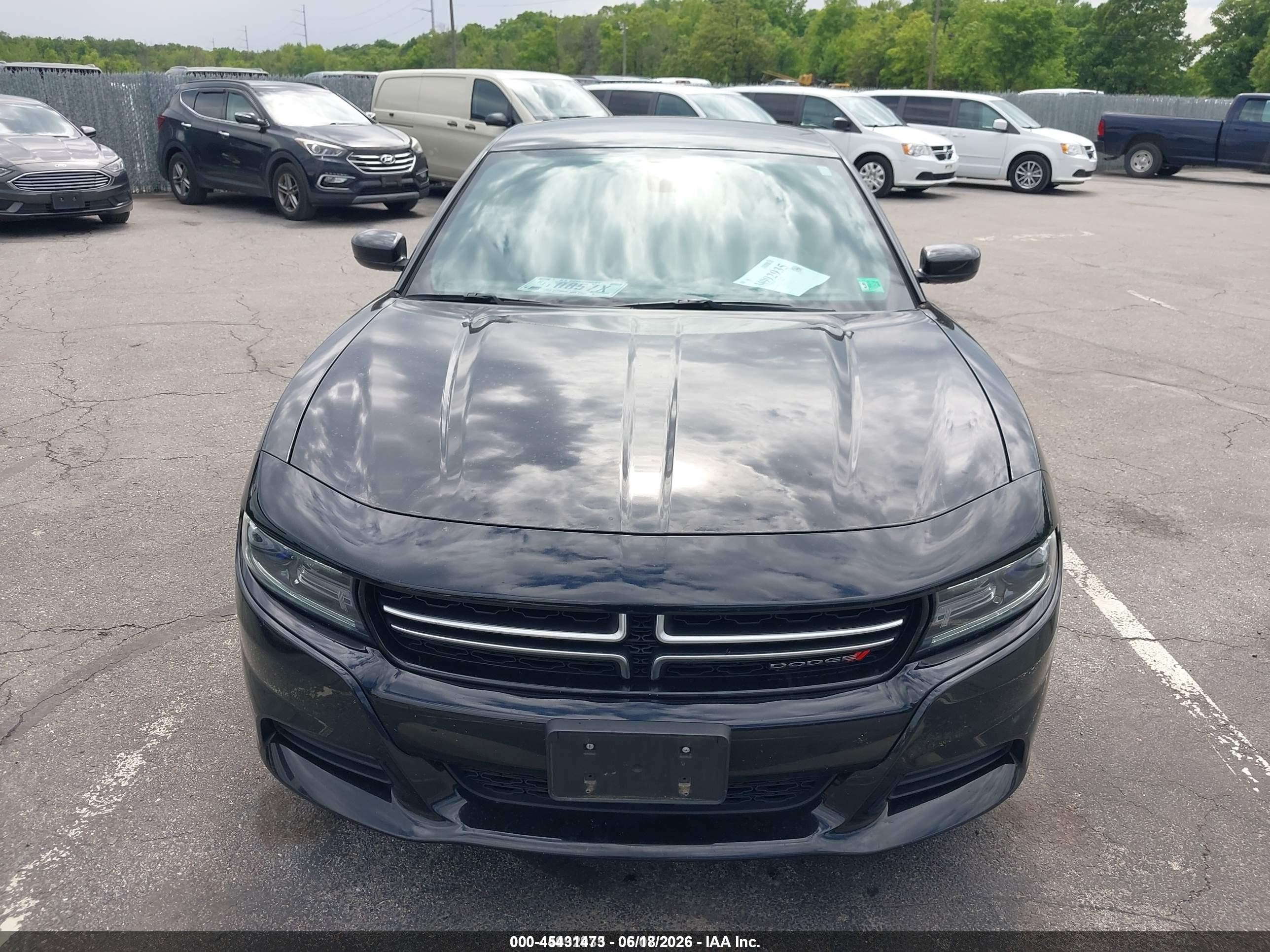 2015 Dodge Charger Se Black vin: 2C3CDXBG3FH865784