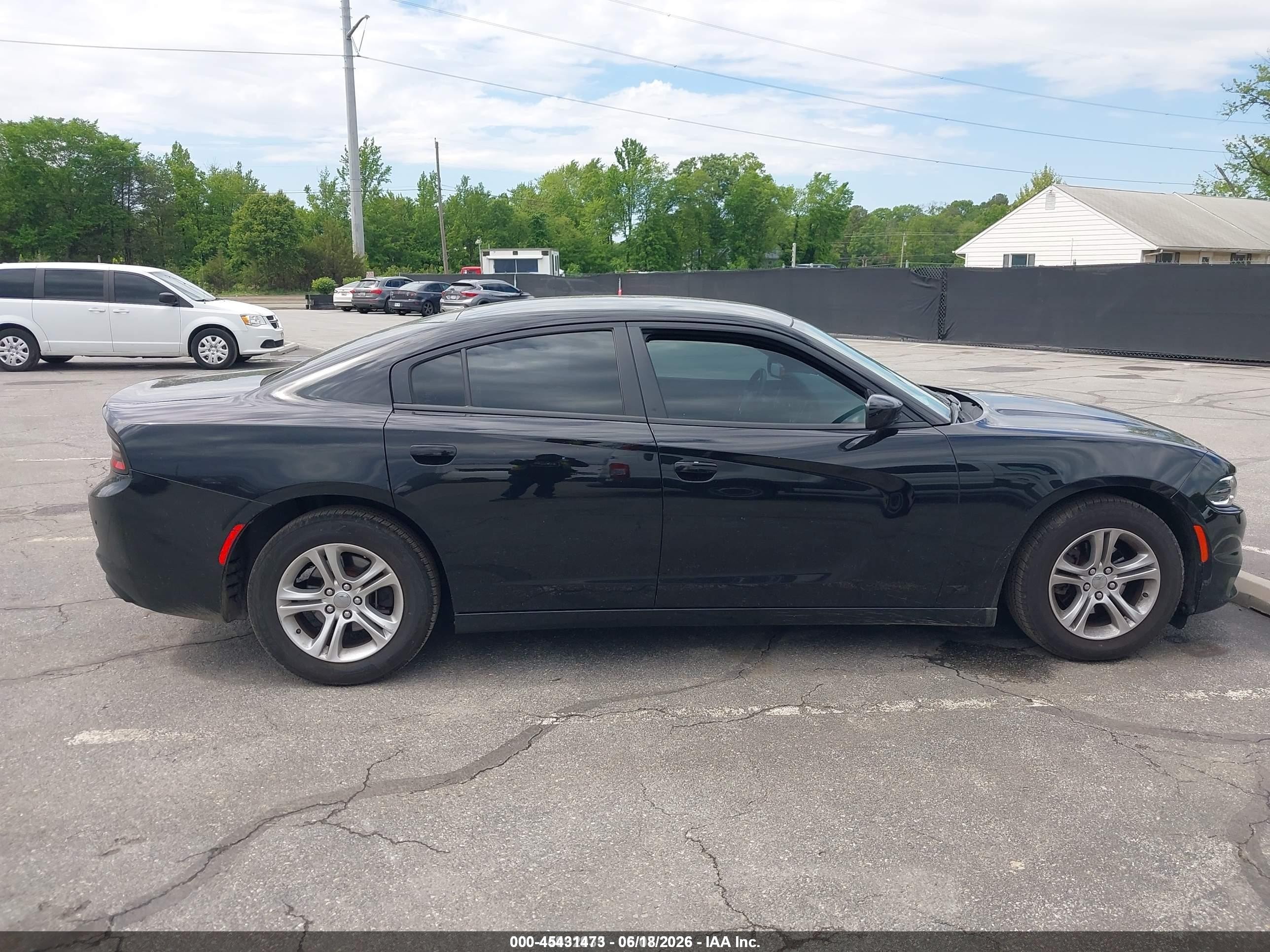 2015 Dodge Charger Se Black vin: 2C3CDXBG3FH865784