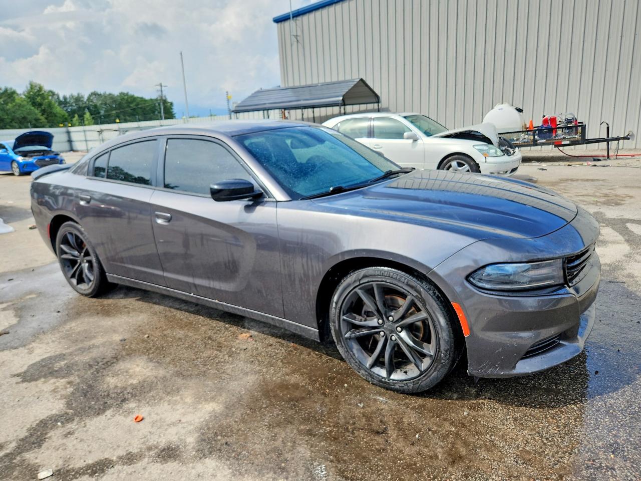2016 Dodge Charger Se Серый vin: 2C3CDXBG3GH267745