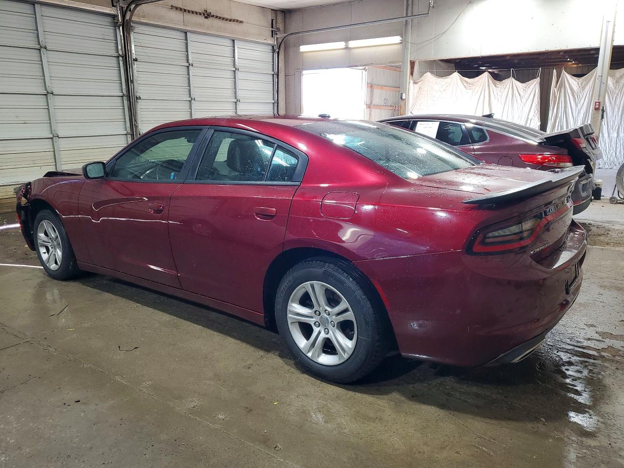 2019 Dodge Charger Sxt Burgundy vin: 2C3CDXBG3KH724983