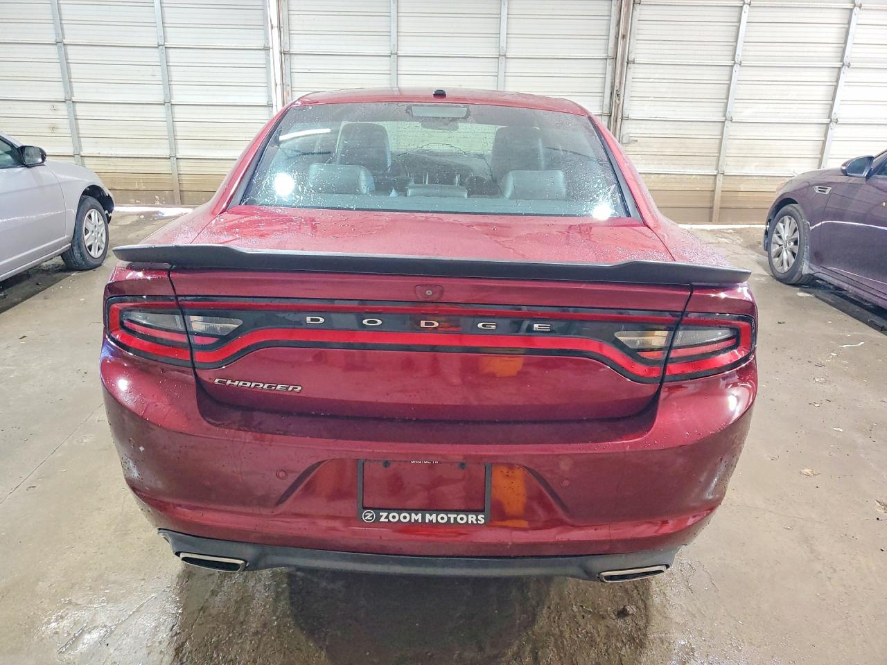 2019 Dodge Charger Sxt Burgundy vin: 2C3CDXBG3KH724983