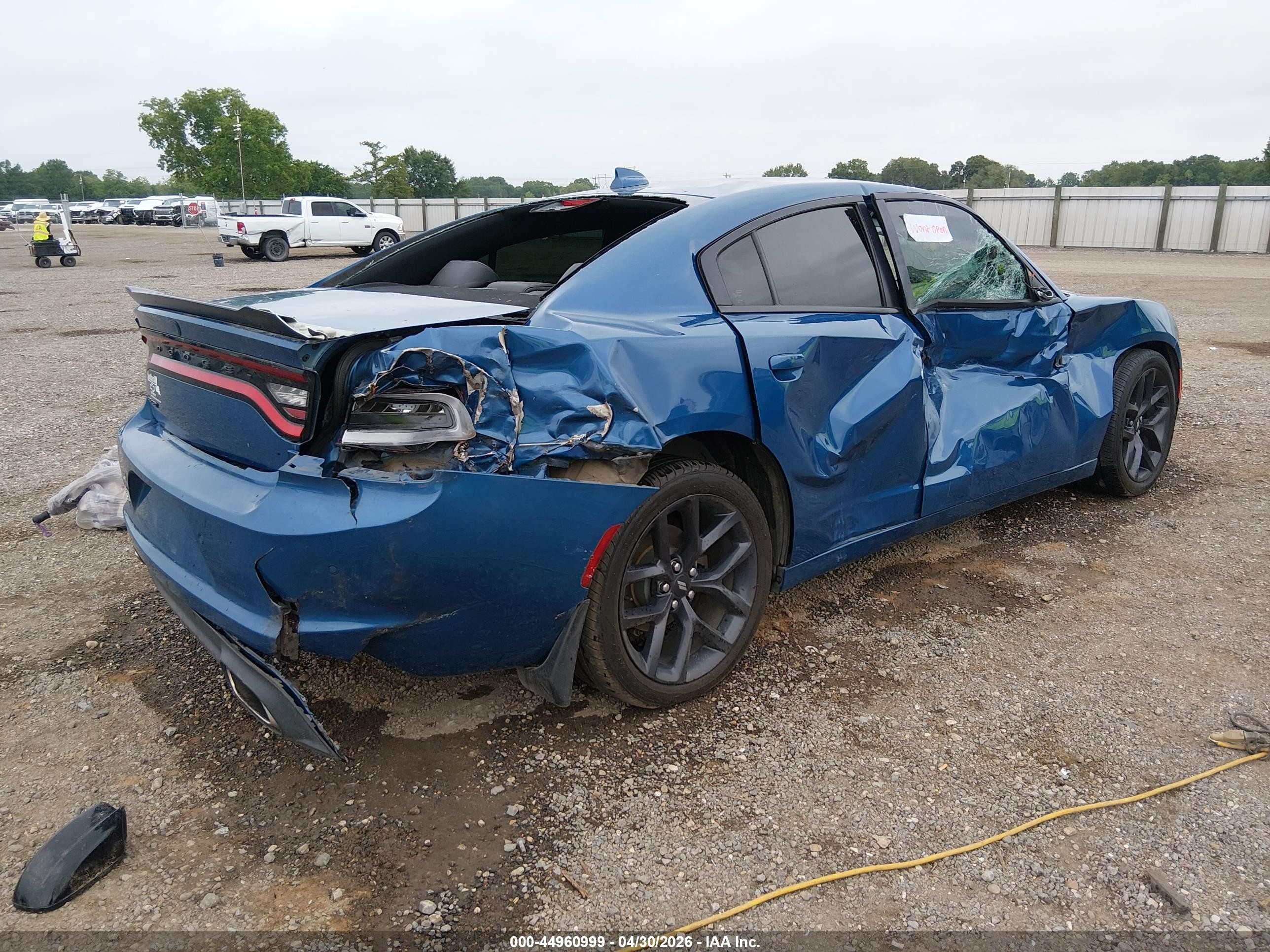 2020 Dodge Charger Sxt Rwd Blue vin: 2C3CDXBG3LH136518