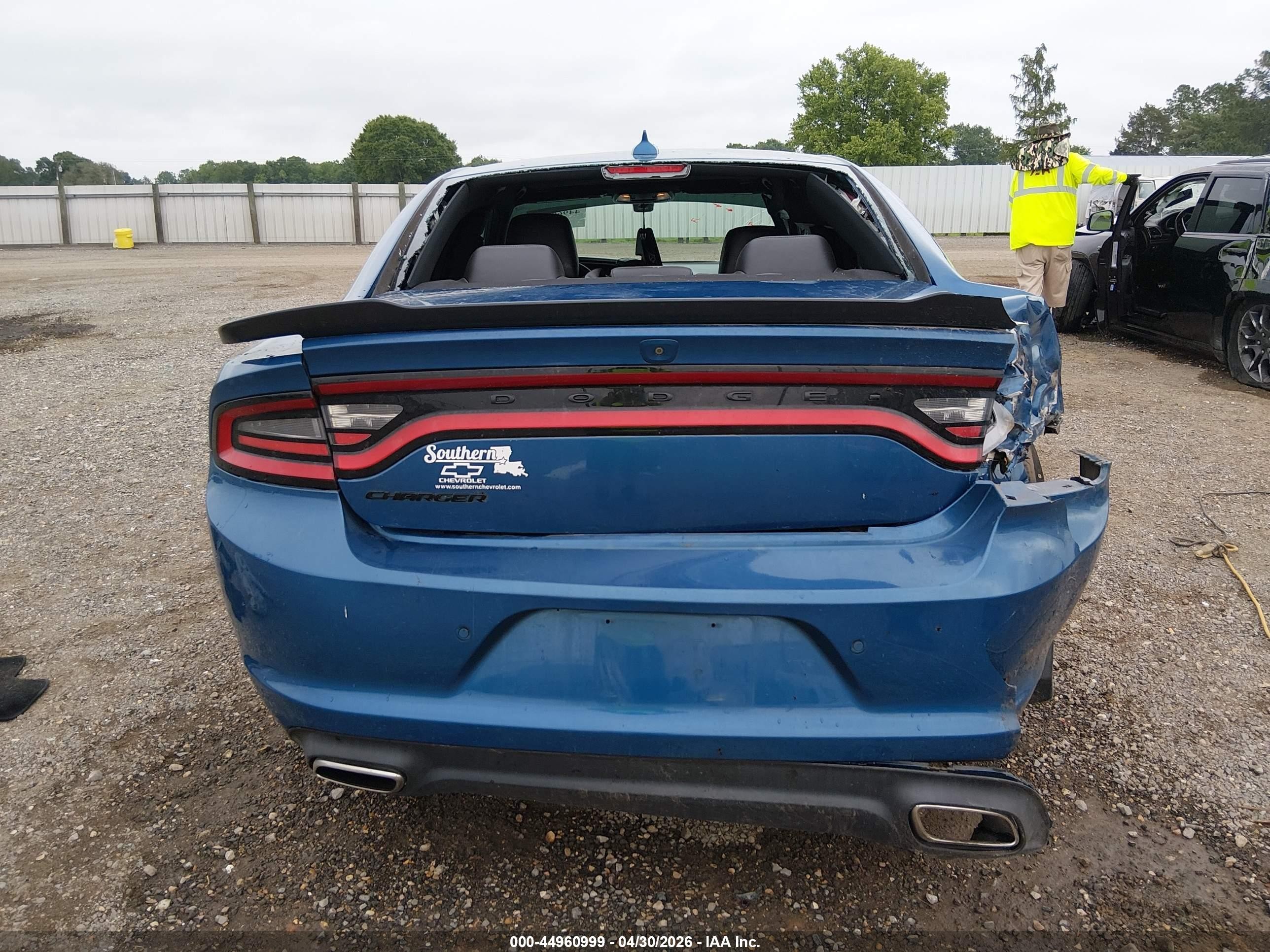 2020 Dodge Charger Sxt Rwd Blue vin: 2C3CDXBG3LH136518