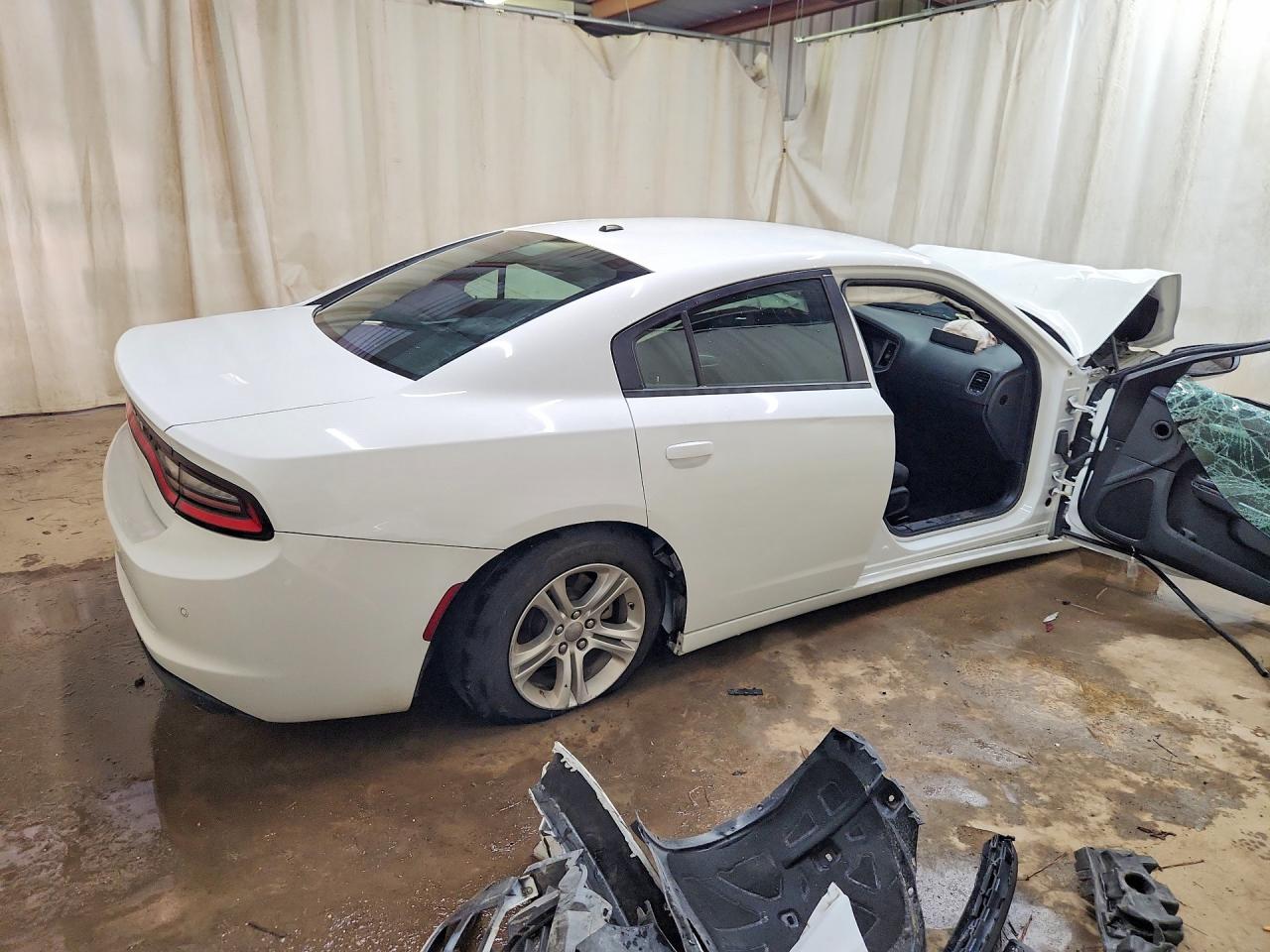 2022 Dodge Charger Sxt White vin: 2C3CDXBG3NH261649