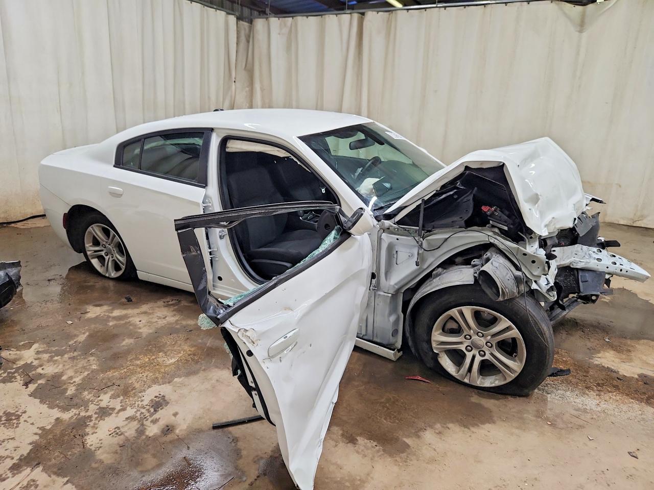 2022 Dodge Charger Sxt White vin: 2C3CDXBG3NH261649