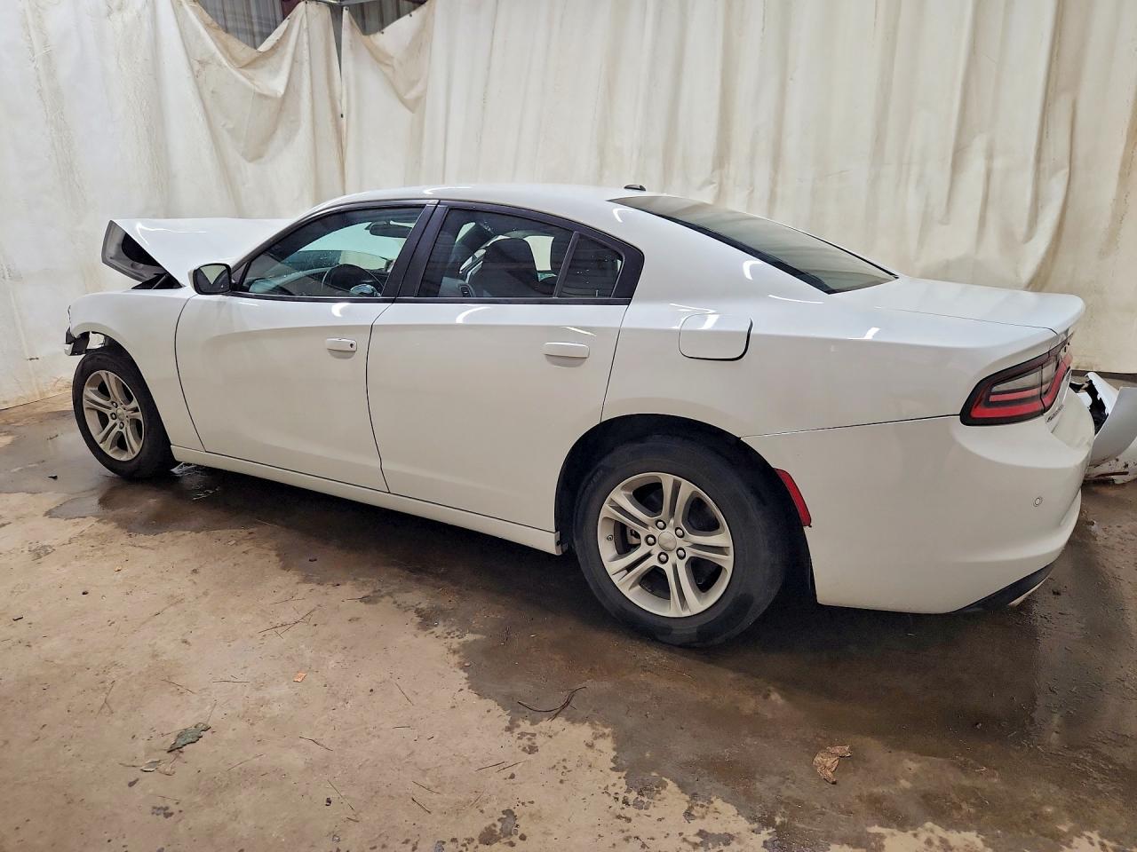 2022 Dodge Charger Sxt White vin: 2C3CDXBG3NH261649