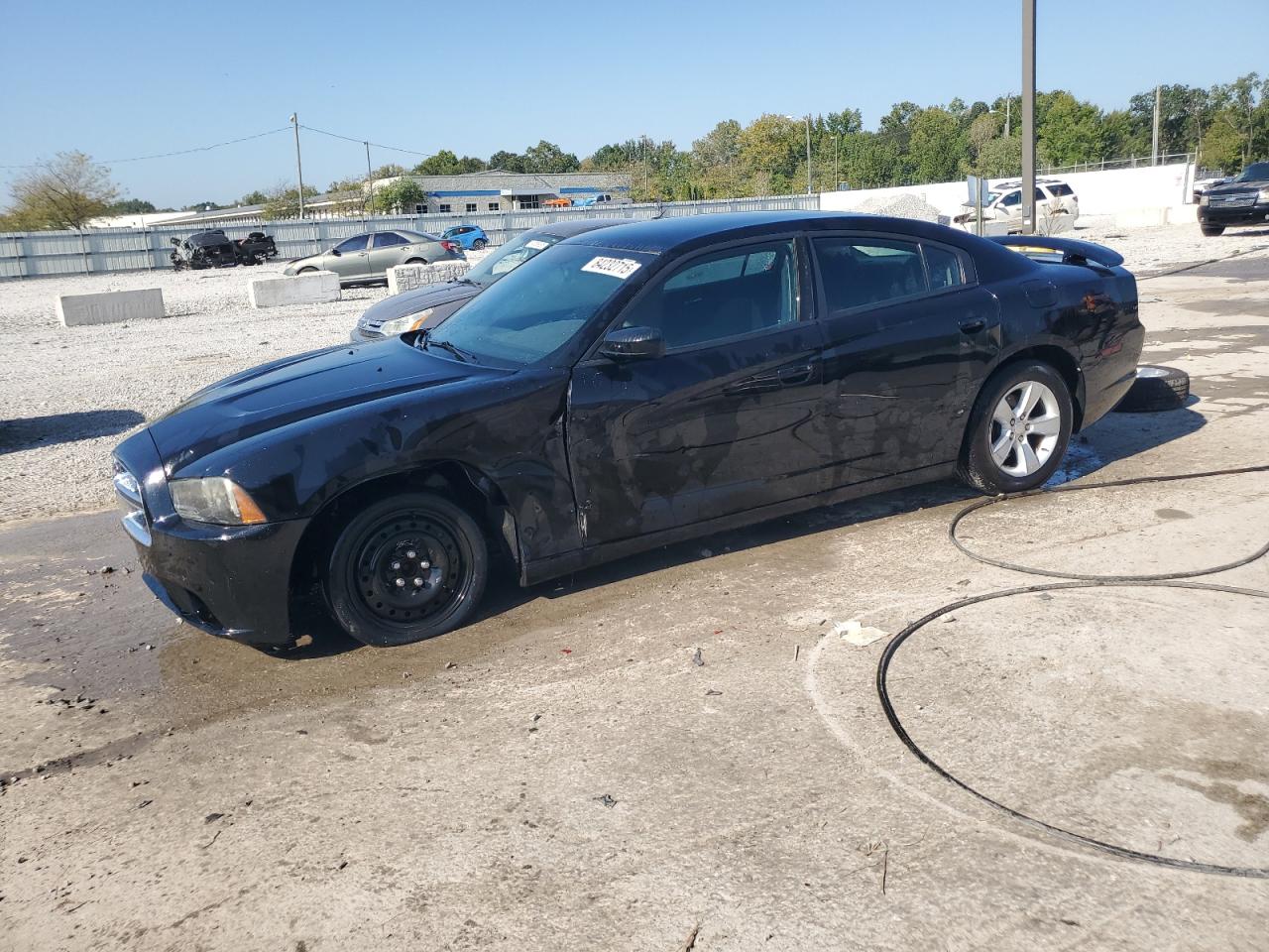 2012 Dodge Charger Se Black vin: 2C3CDXBG4CH155899