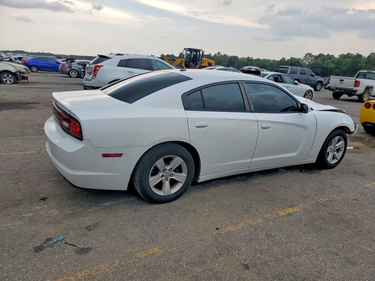2012 Dodge Charger Se White vin: 2C3CDXBG4CH302786