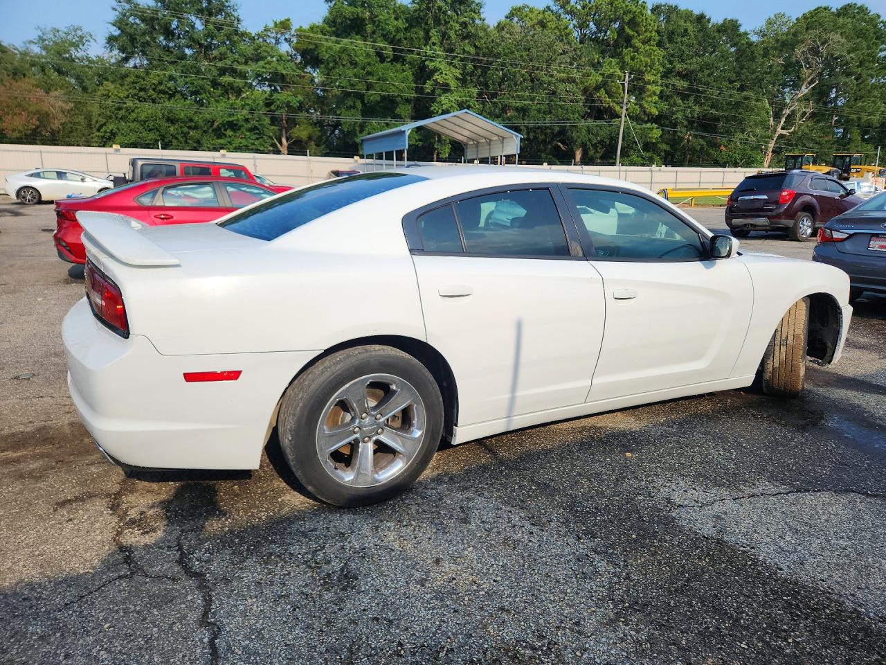 2012 Dodge Charger Se White vin: 2C3CDXBG4CH302870