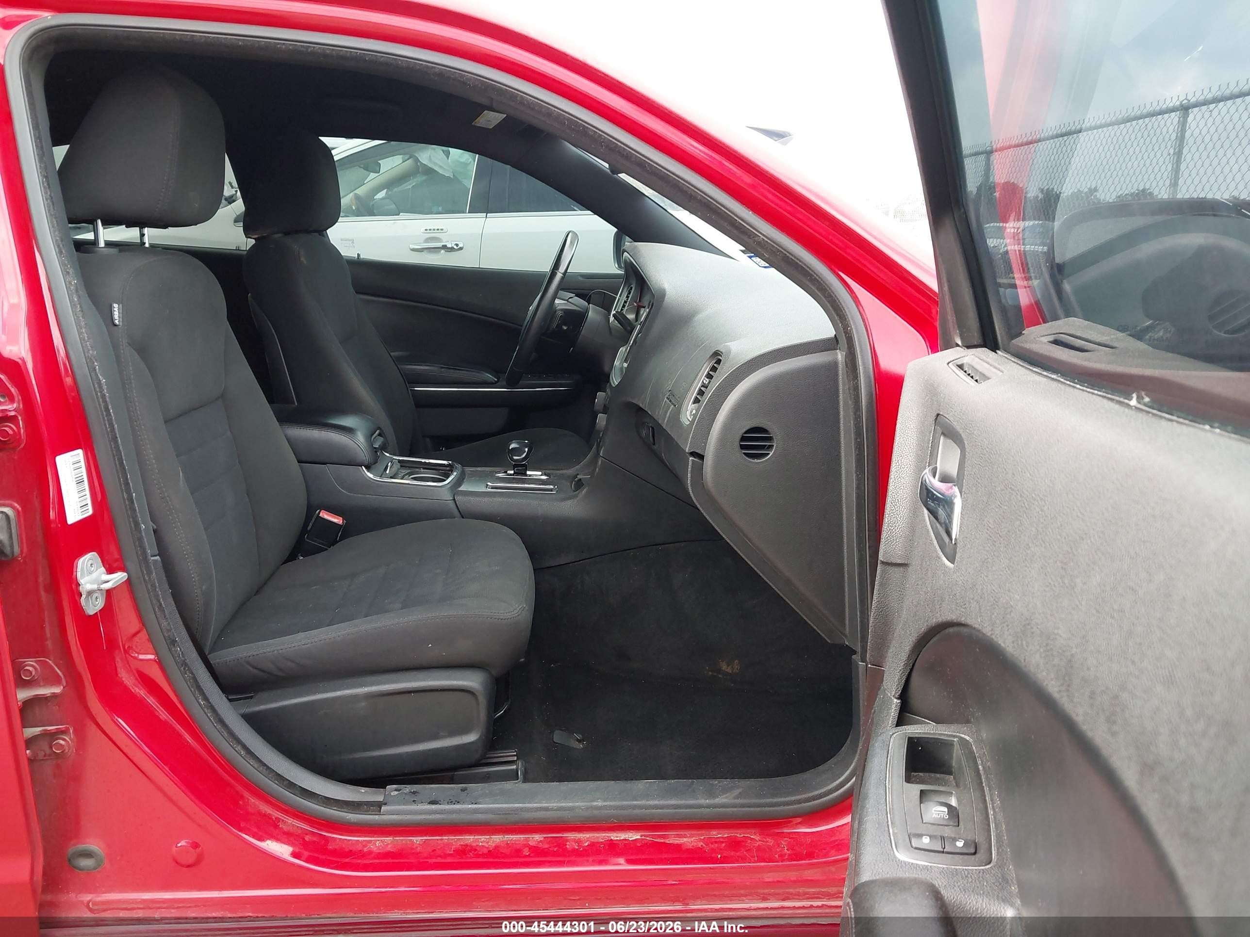 2013 Dodge Charger Se Red vin: 2C3CDXBG4DH512631