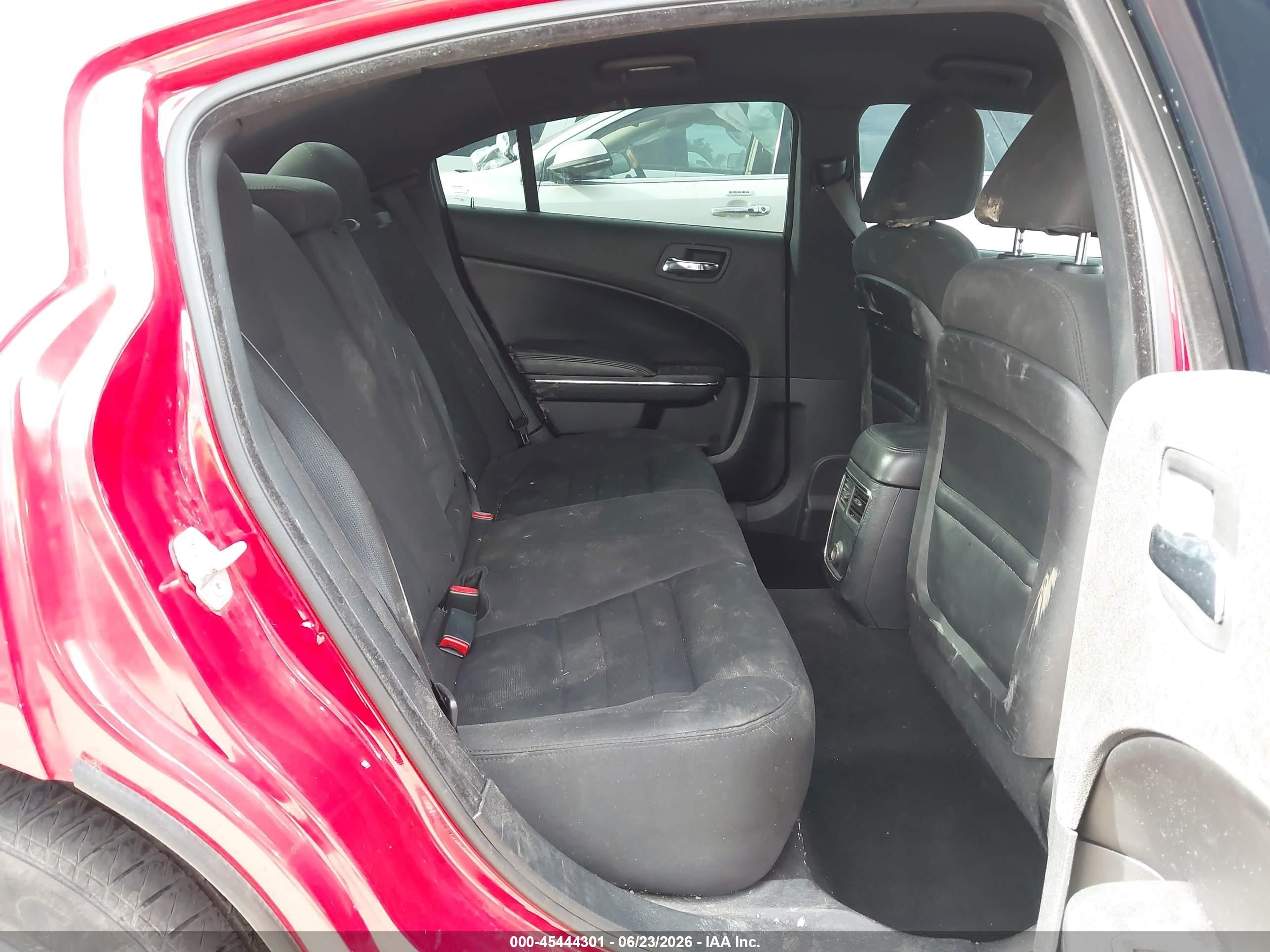 2013 Dodge Charger Se Red vin: 2C3CDXBG4DH512631