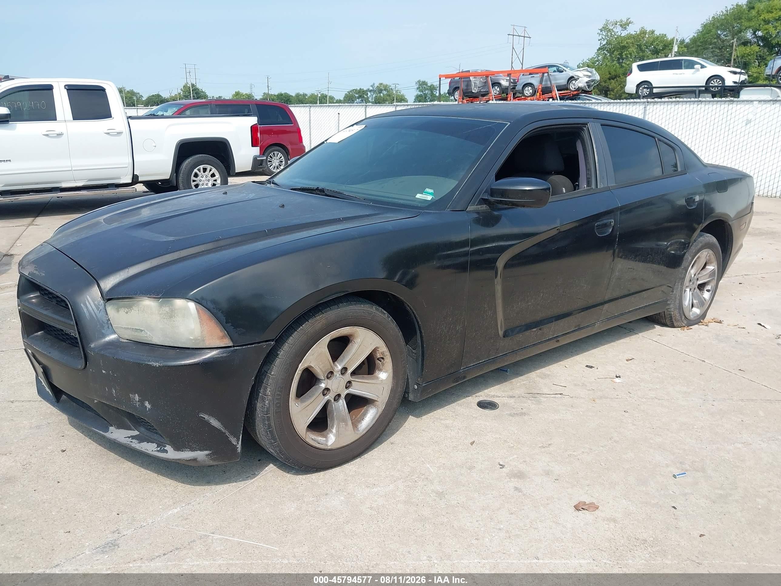 2013 Dodge Charger Se Black vin: 2C3CDXBG4DH526447