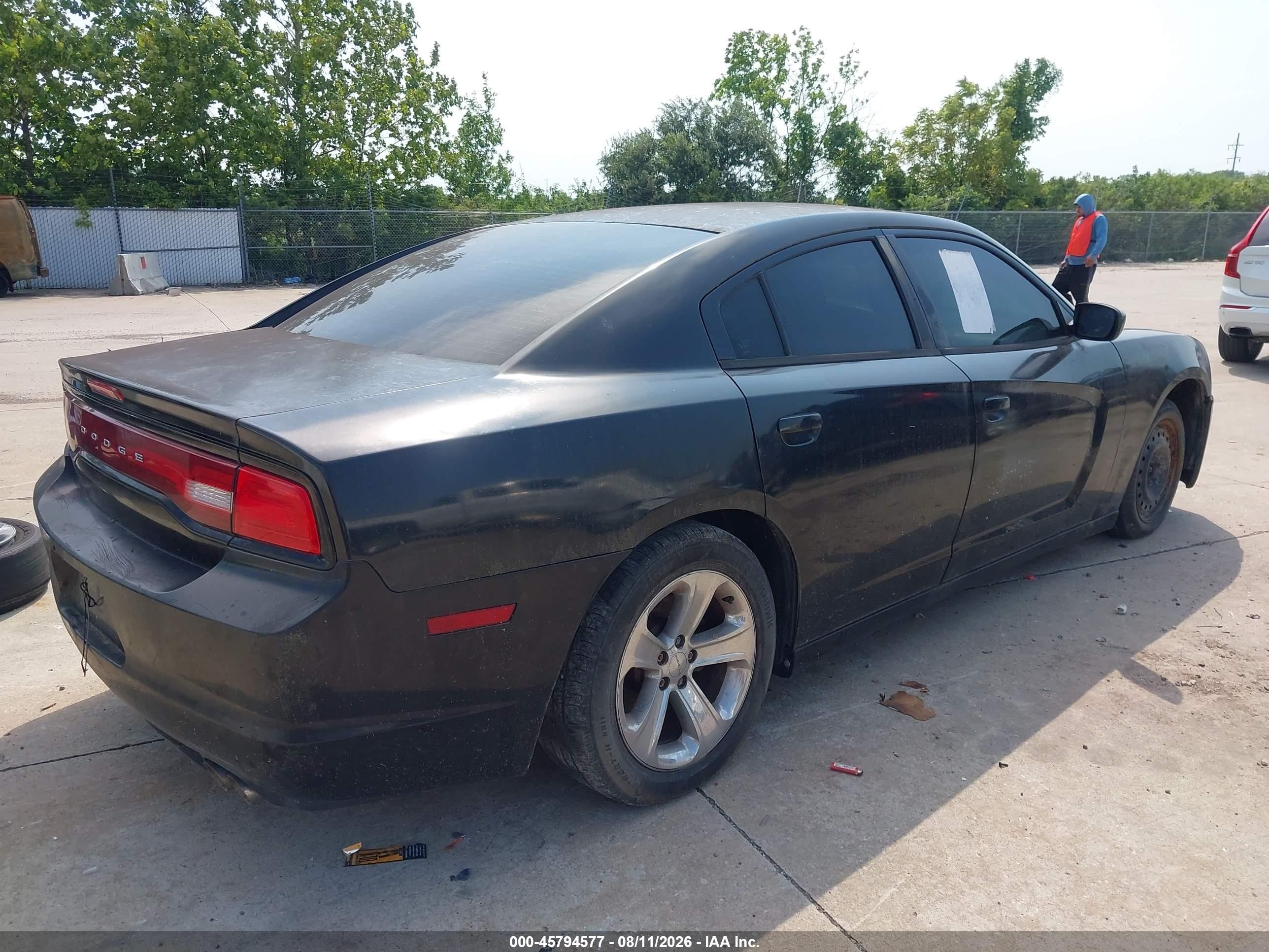 2013 Dodge Charger Se Black vin: 2C3CDXBG4DH526447
