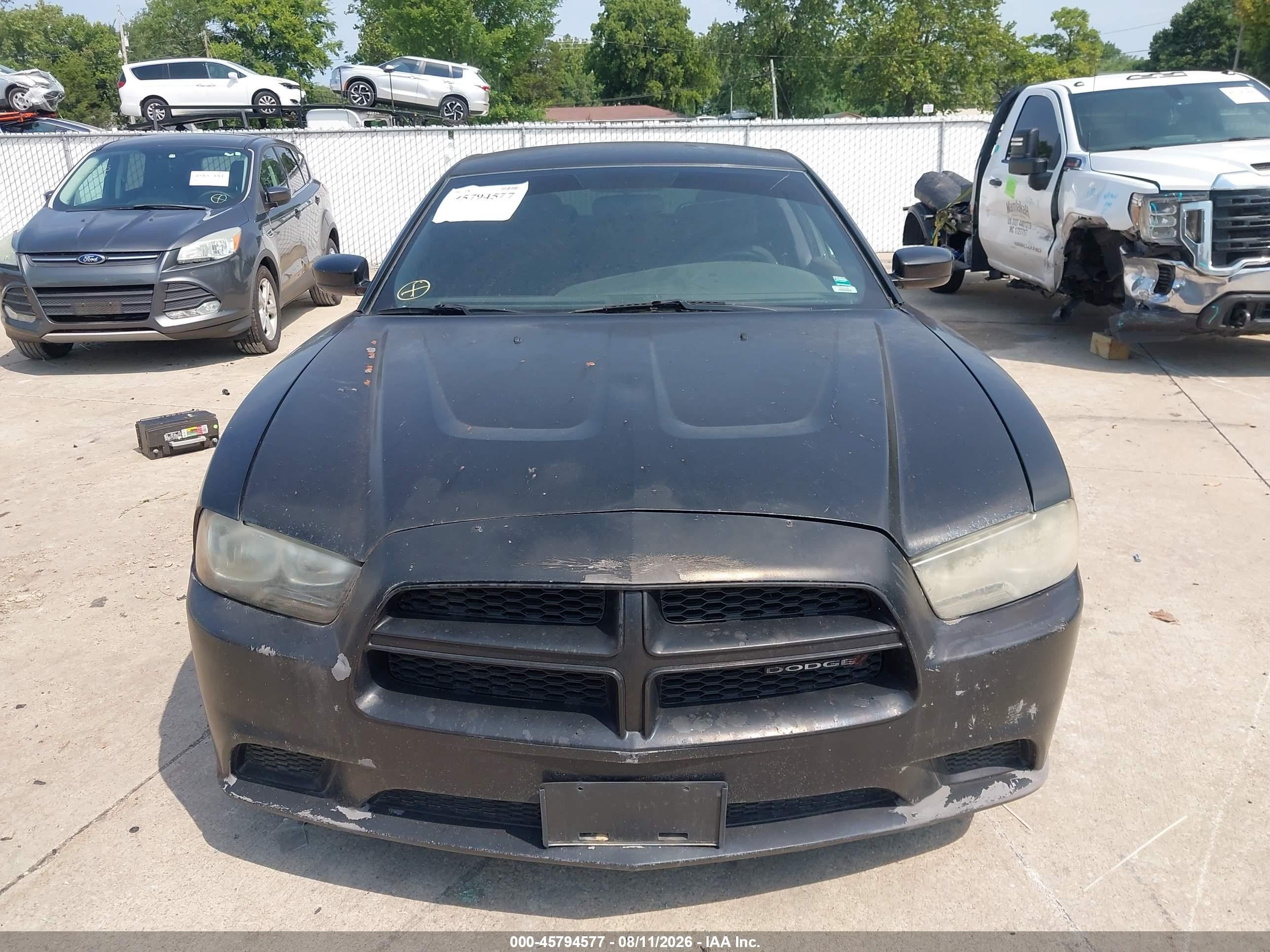 2013 Dodge Charger Se Black vin: 2C3CDXBG4DH526447