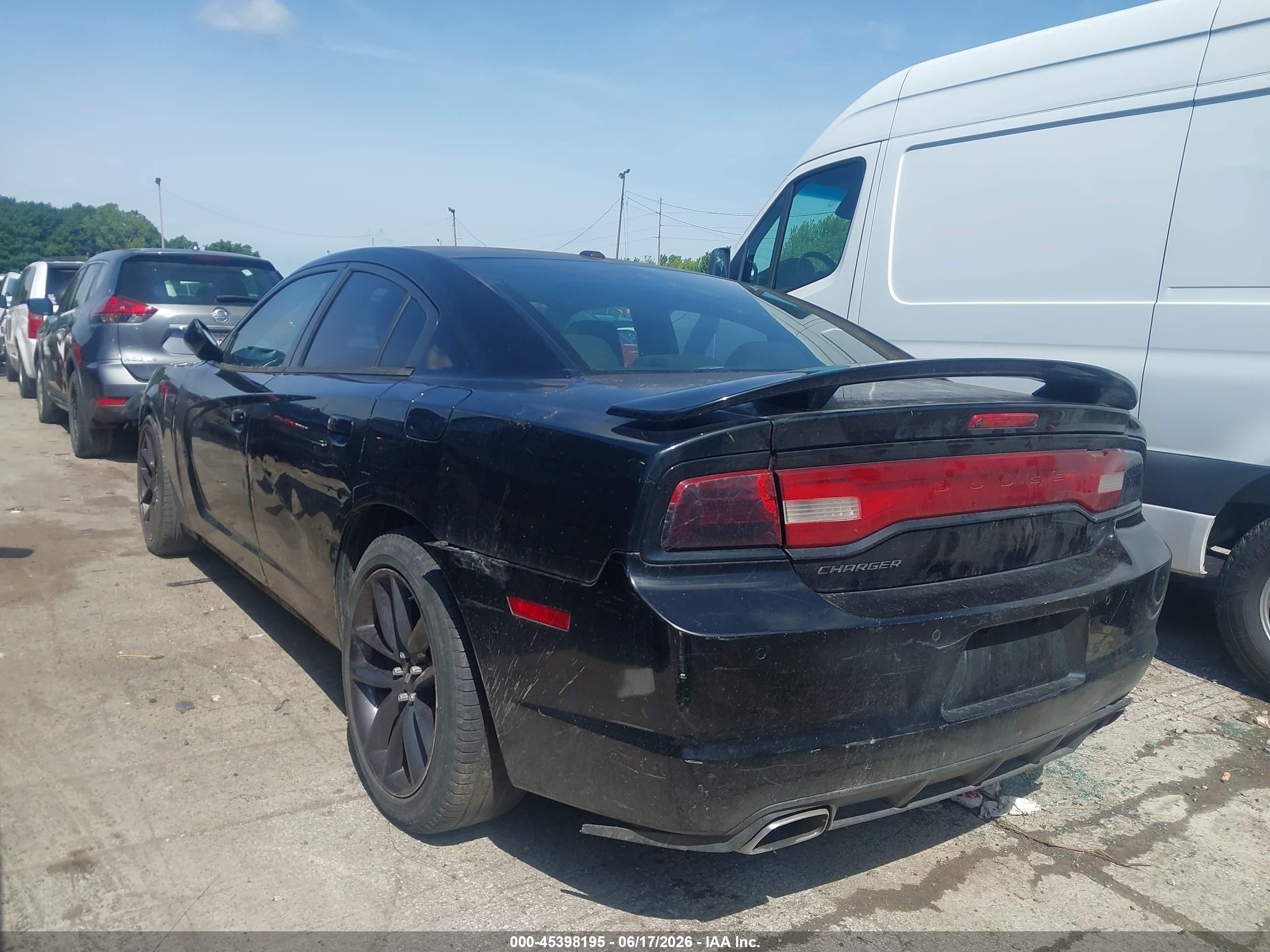 2013 Dodge Charger Se Черный vin: 2C3CDXBG4DH534967