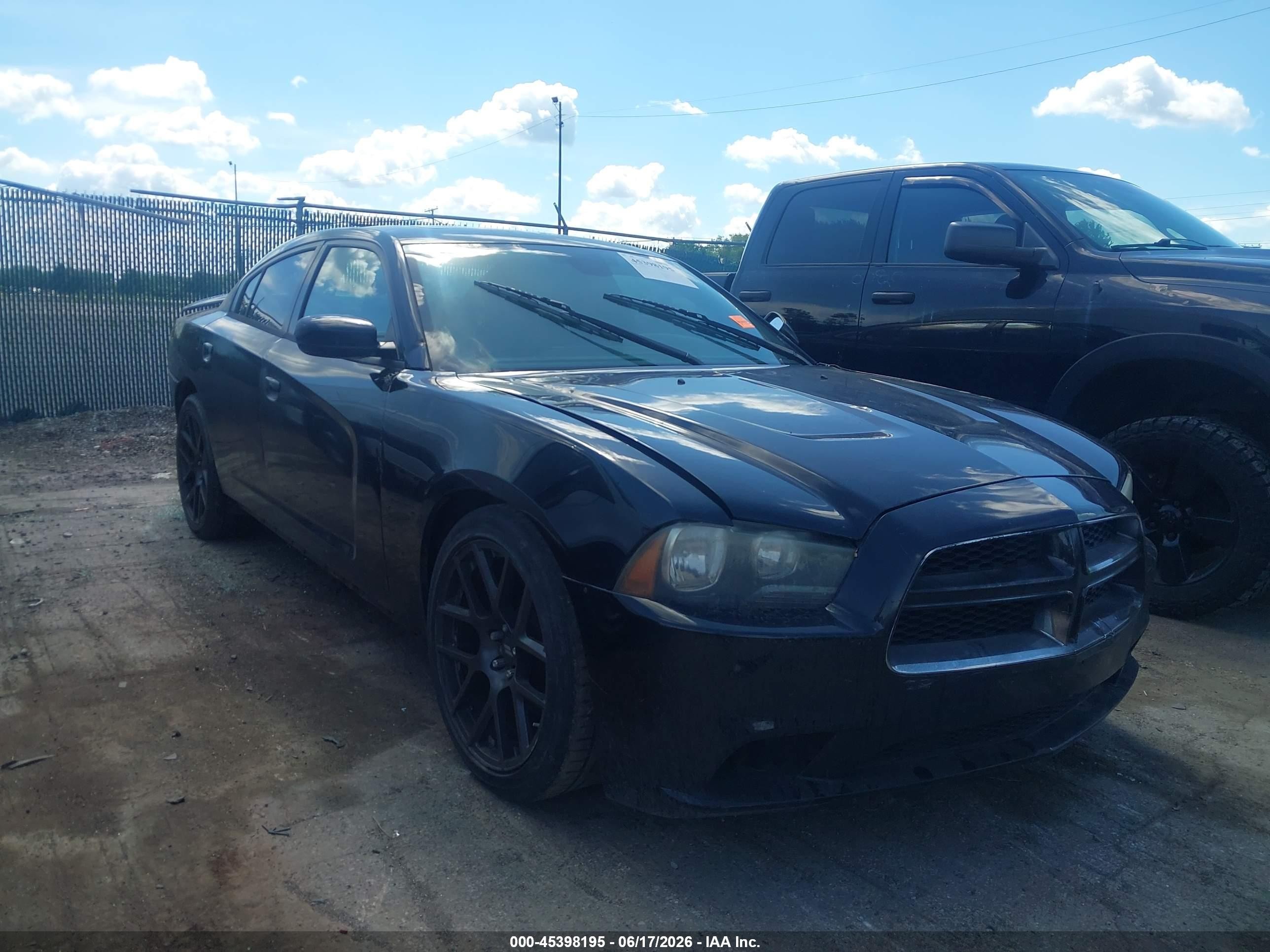 2013 Dodge Charger Se Черный vin: 2C3CDXBG4DH534967
