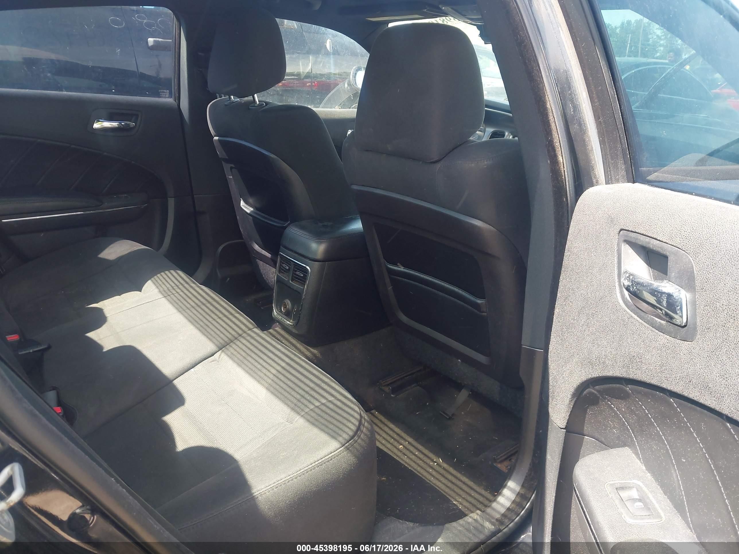 2013 Dodge Charger Se Черный vin: 2C3CDXBG4DH534967
