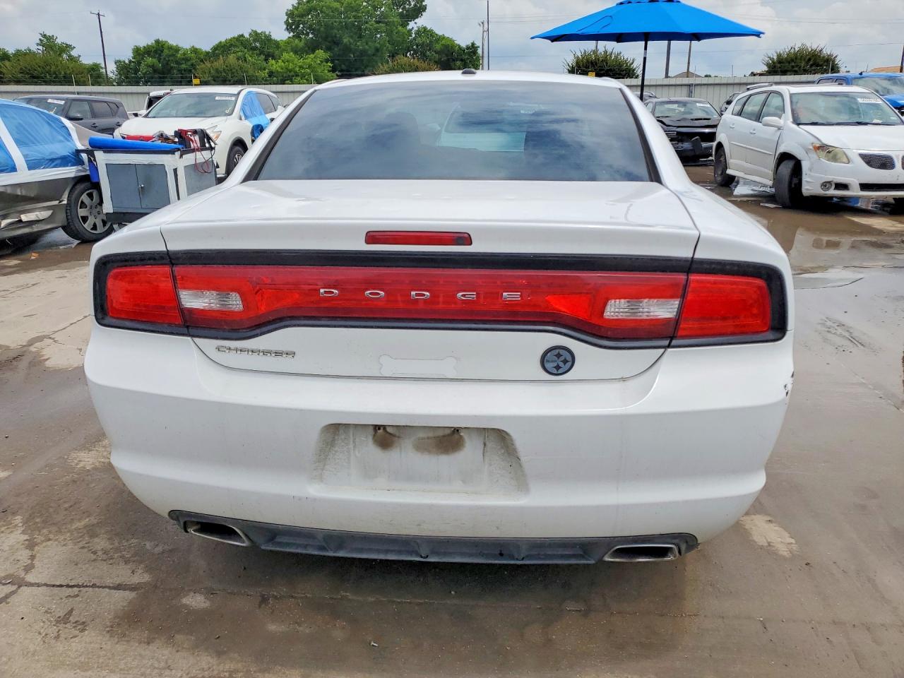 2013 Dodge Charger Se White vin: 2C3CDXBG4DH571209