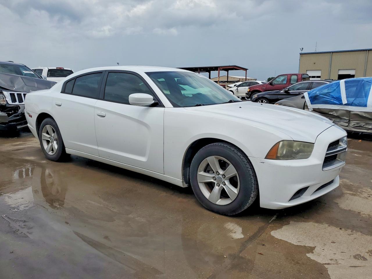 2013 Dodge Charger Se White vin: 2C3CDXBG4DH571209