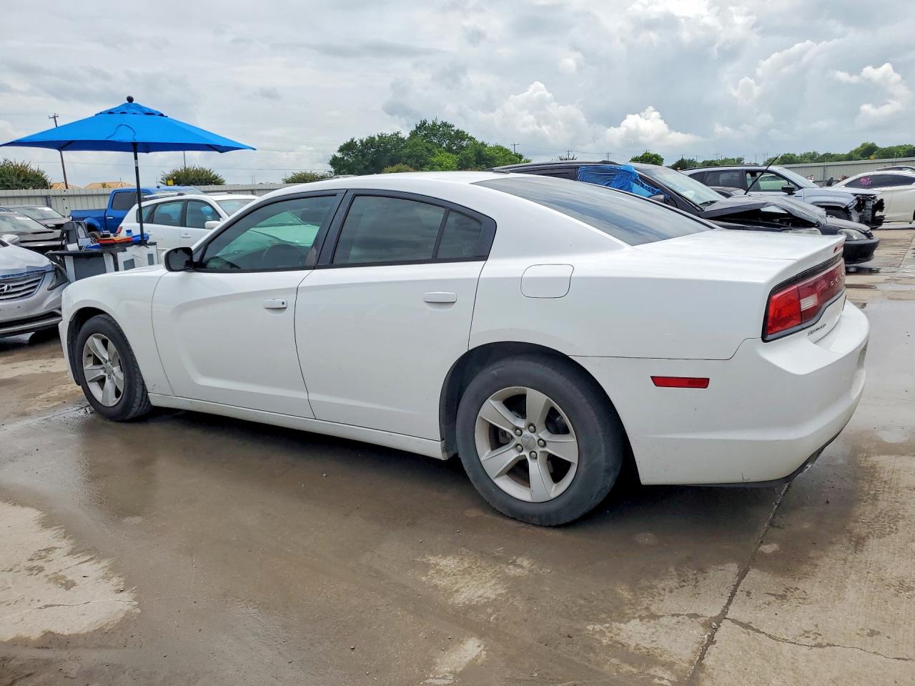 2013 Dodge Charger Se White vin: 2C3CDXBG4DH571209