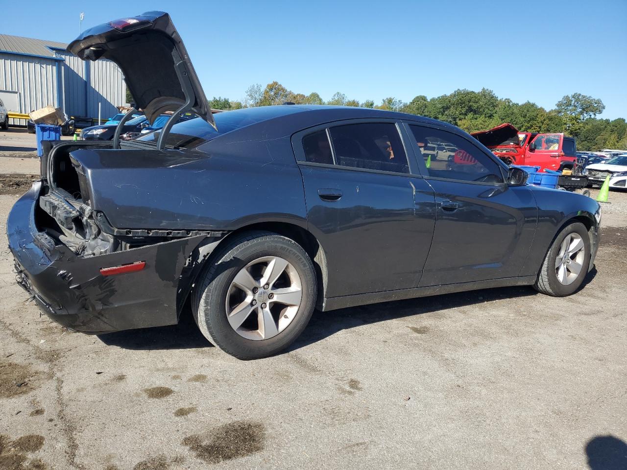 2013 Dodge Charger Se Gray vin: 2C3CDXBG4DH631893