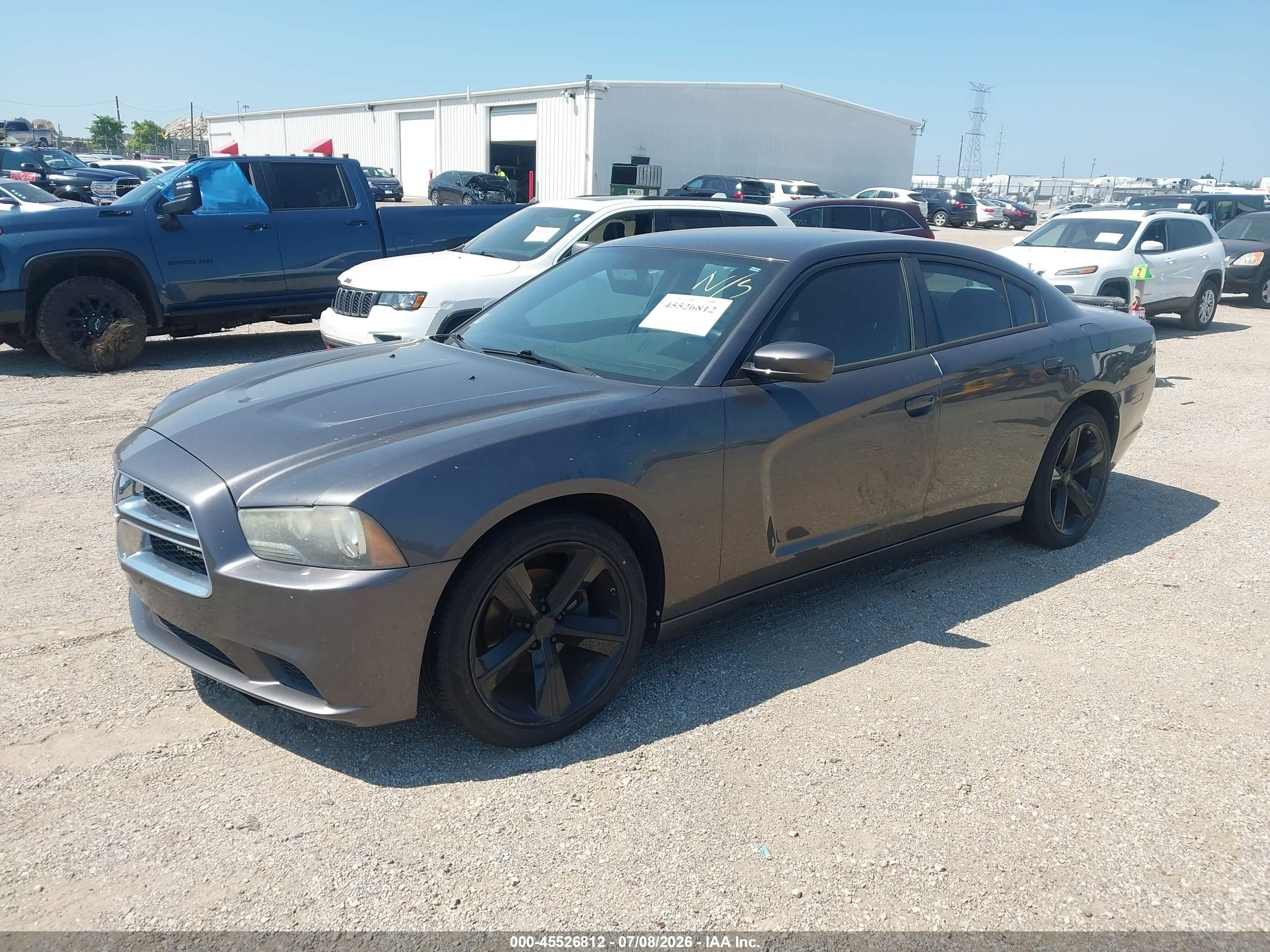 2013 Dodge Charger Se Gray vin: 2C3CDXBG4DH636544