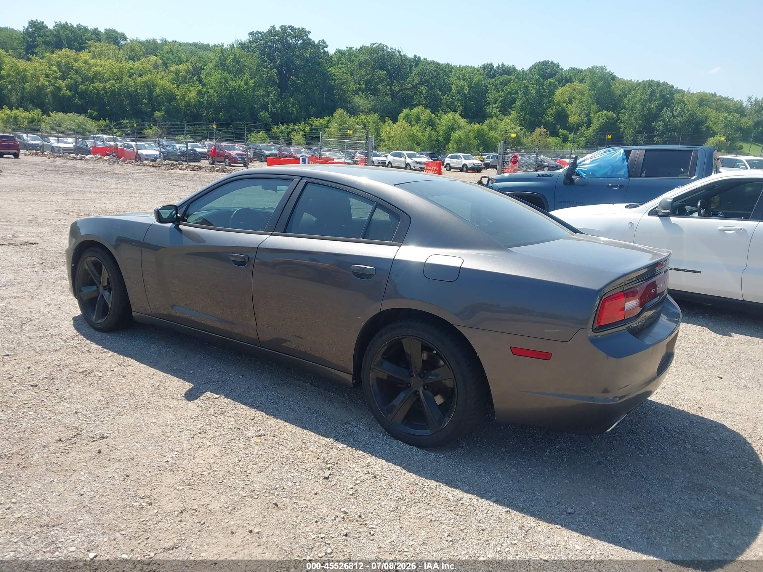 2013 Dodge Charger Se Gray vin: 2C3CDXBG4DH636544