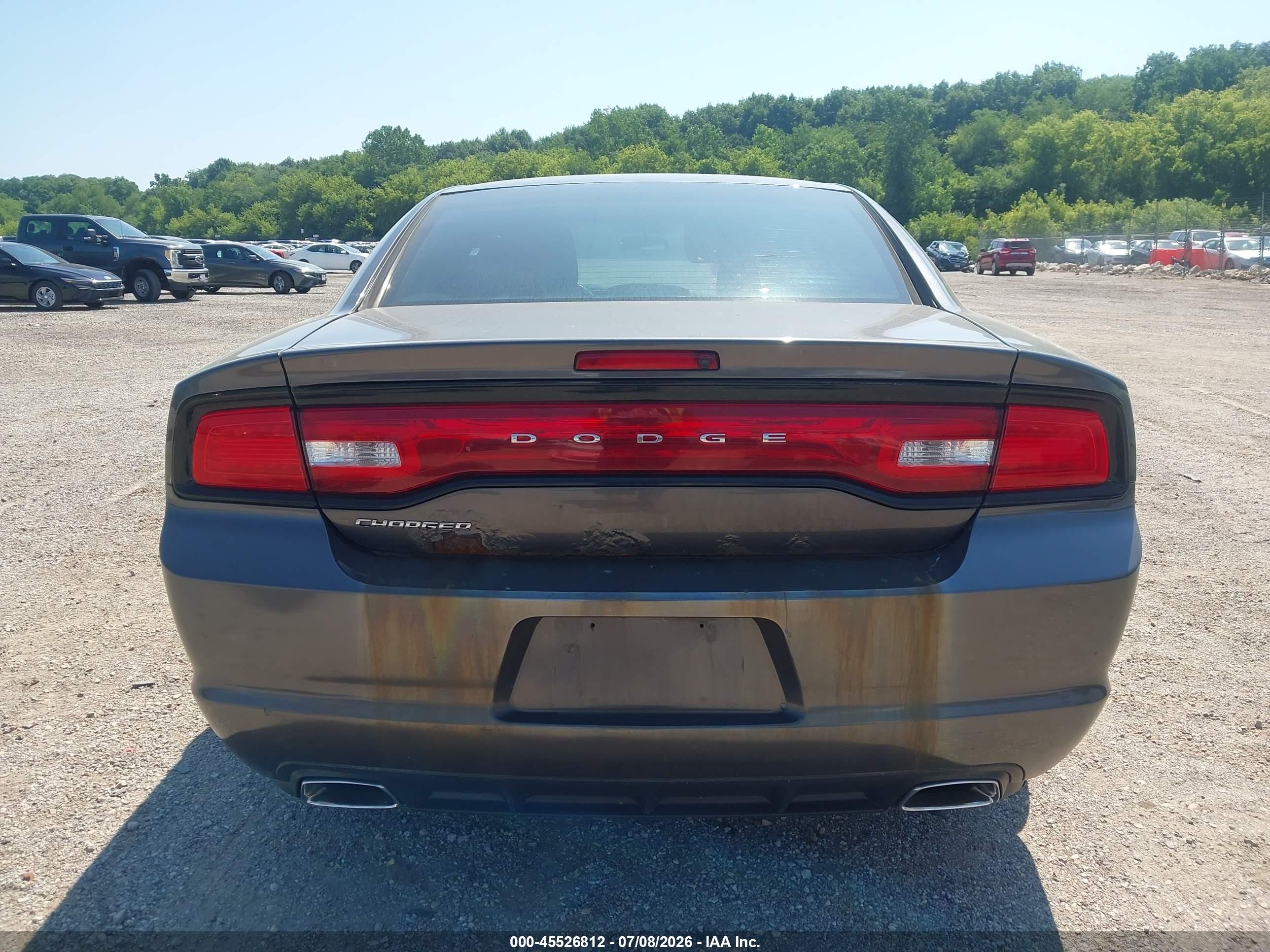 2013 Dodge Charger Se Gray vin: 2C3CDXBG4DH636544