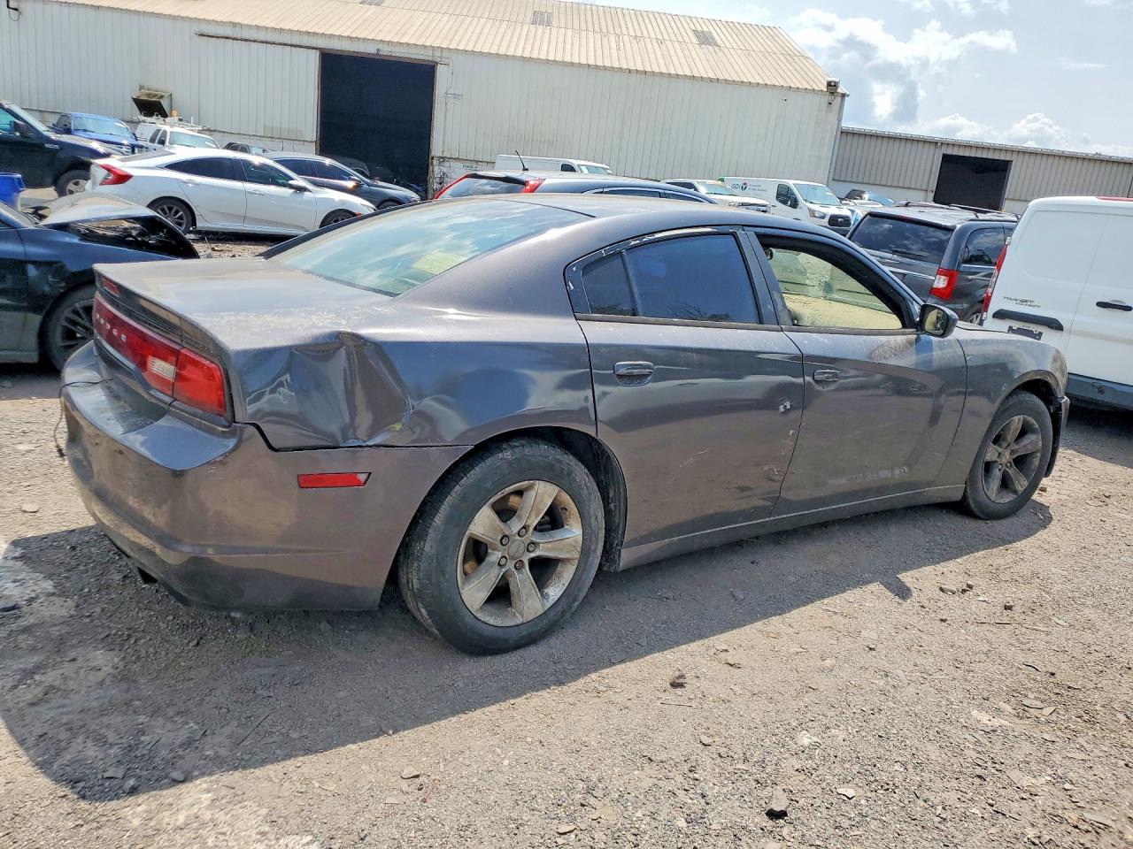 2014 Dodge Charger Se Gray vin: 2C3CDXBG4EH107886