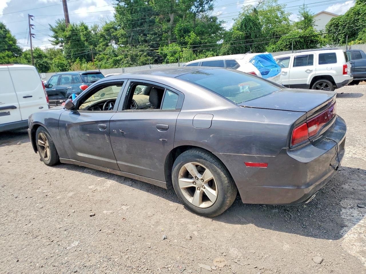 2014 Dodge Charger Se Gray vin: 2C3CDXBG4EH107886