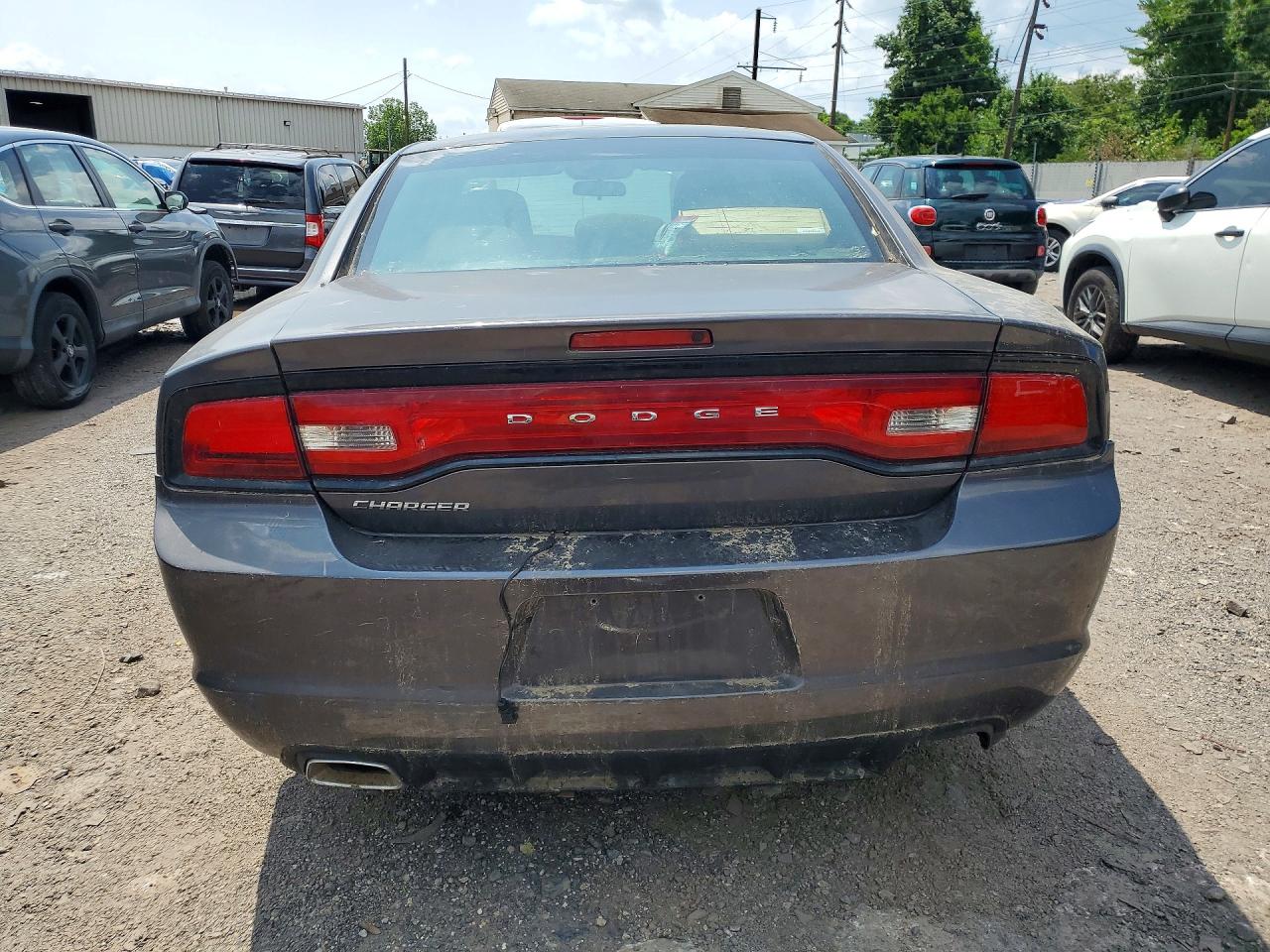 2014 Dodge Charger Se Gray vin: 2C3CDXBG4EH107886