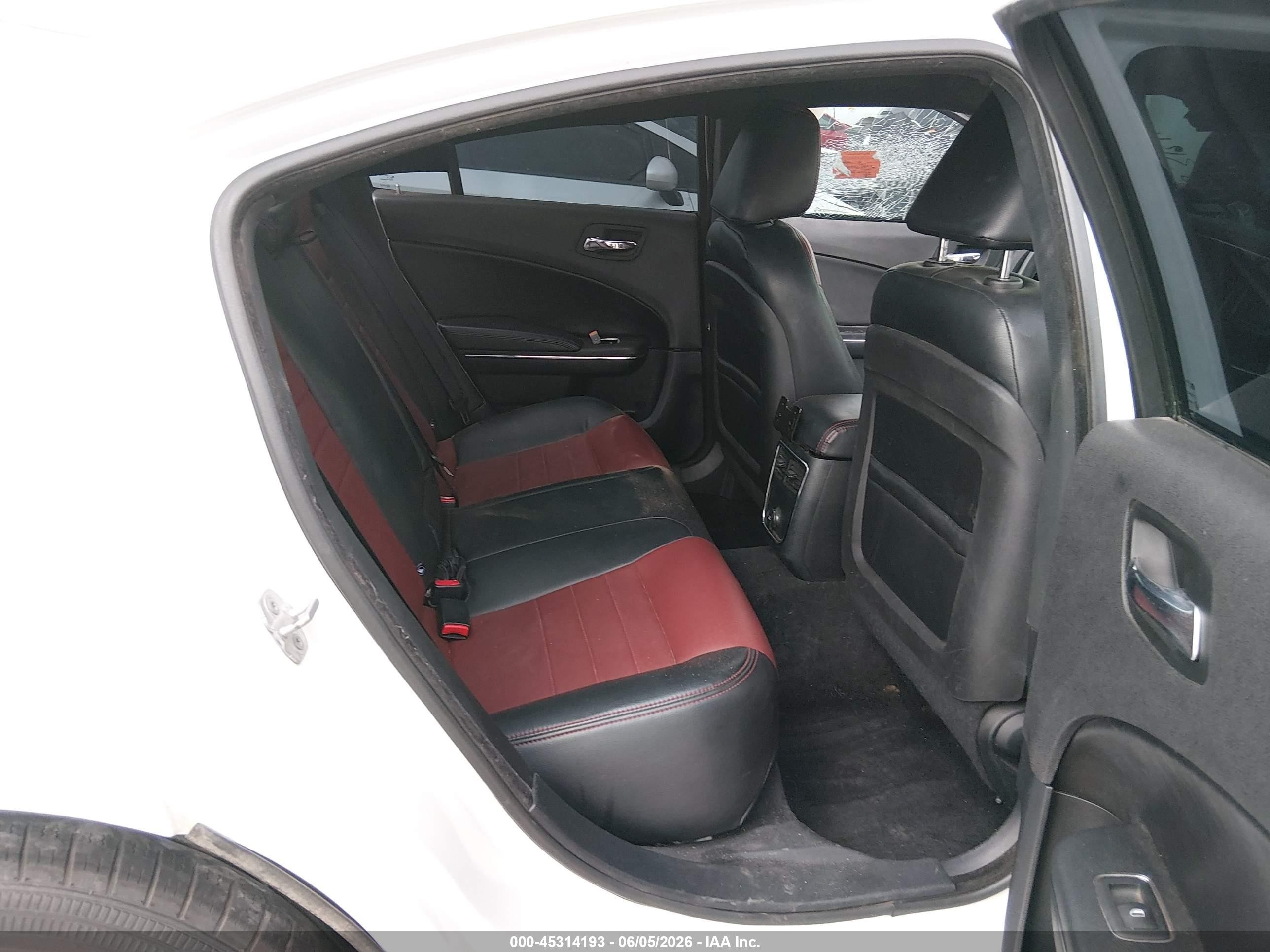 2014 Dodge Charger Se White vin: 2C3CDXBG4EH116832