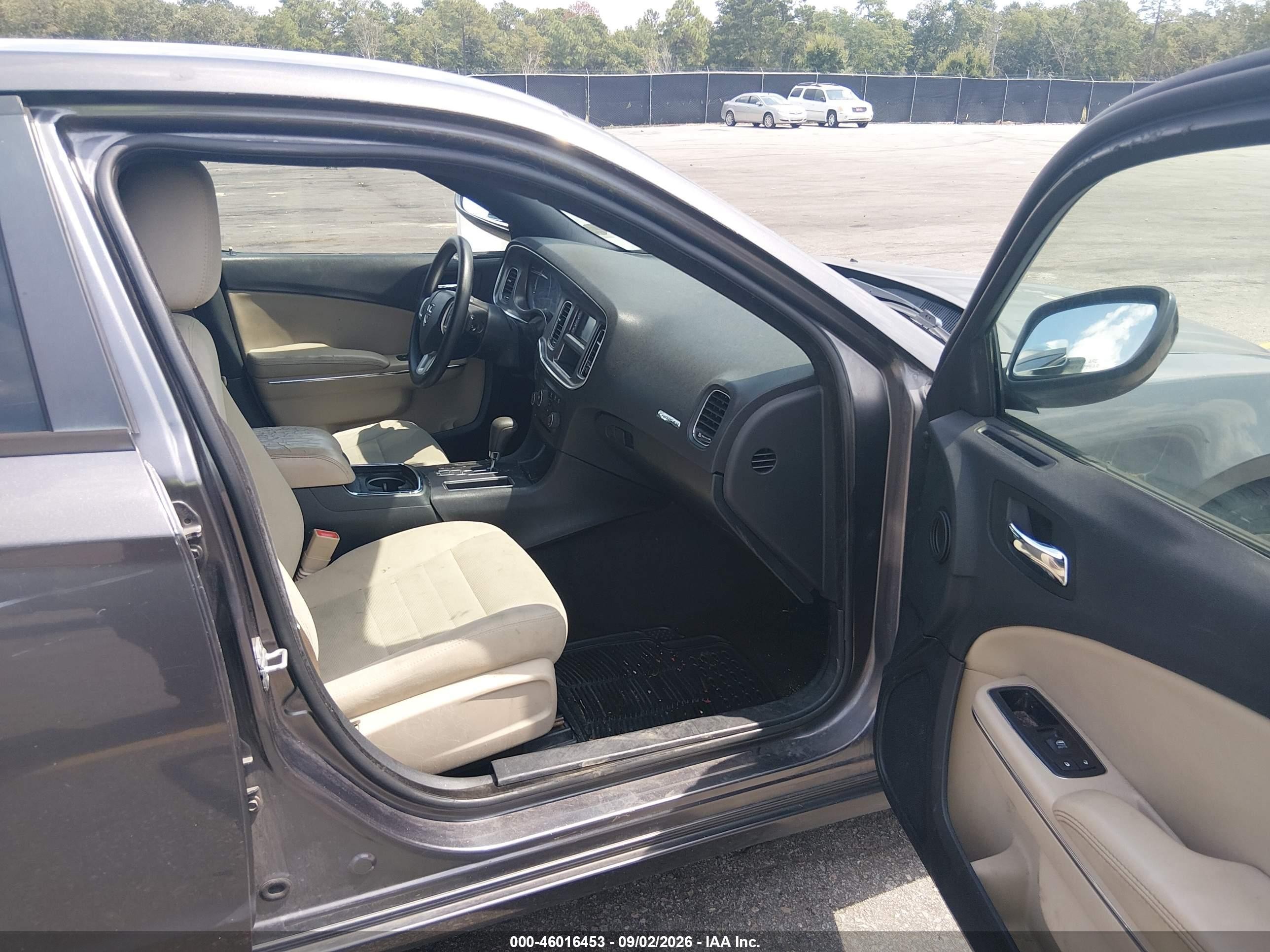 2014 Dodge Charger Se Gray vin: 2C3CDXBG4EH130195