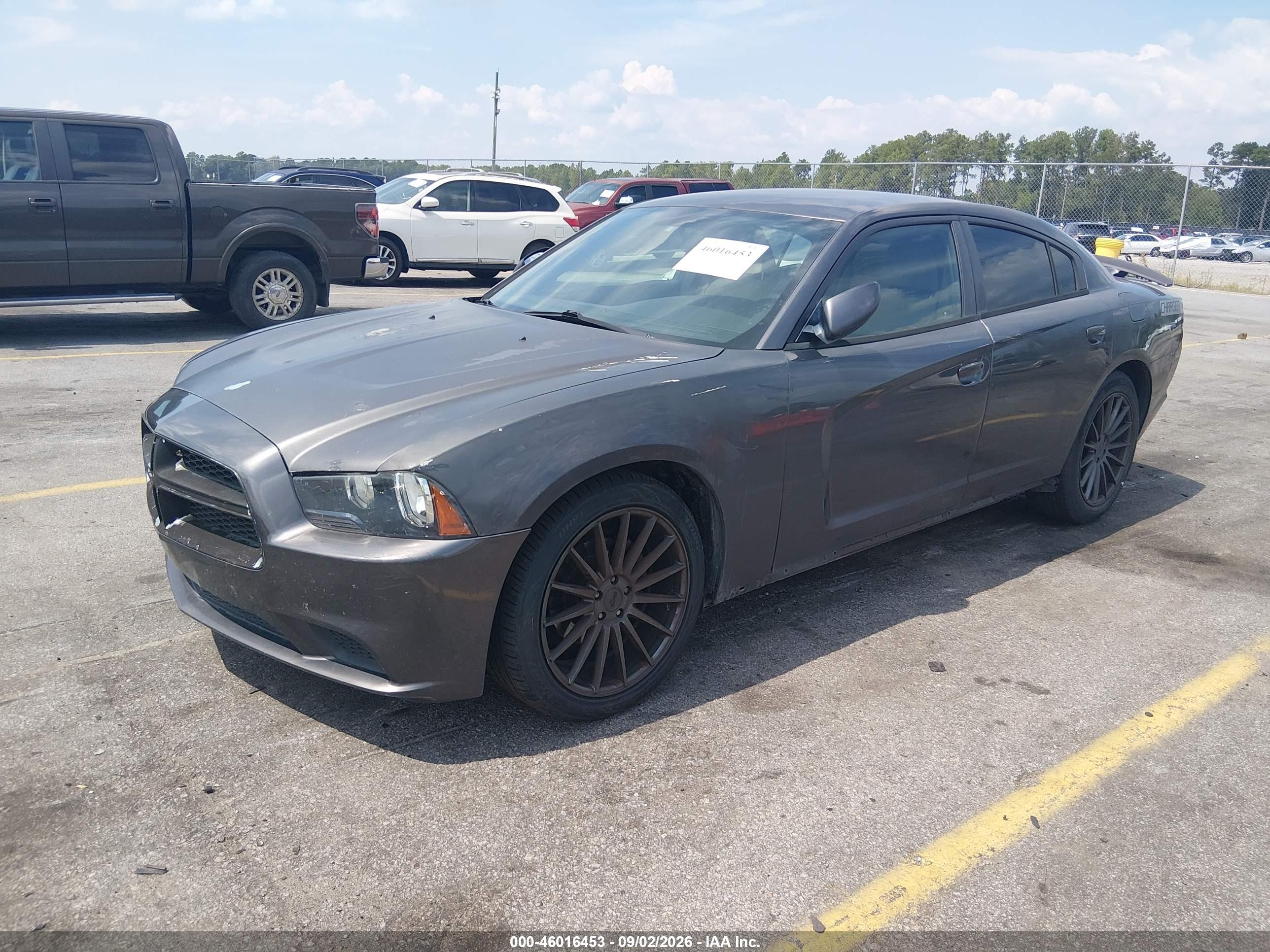 2014 Dodge Charger Se Gray vin: 2C3CDXBG4EH130195