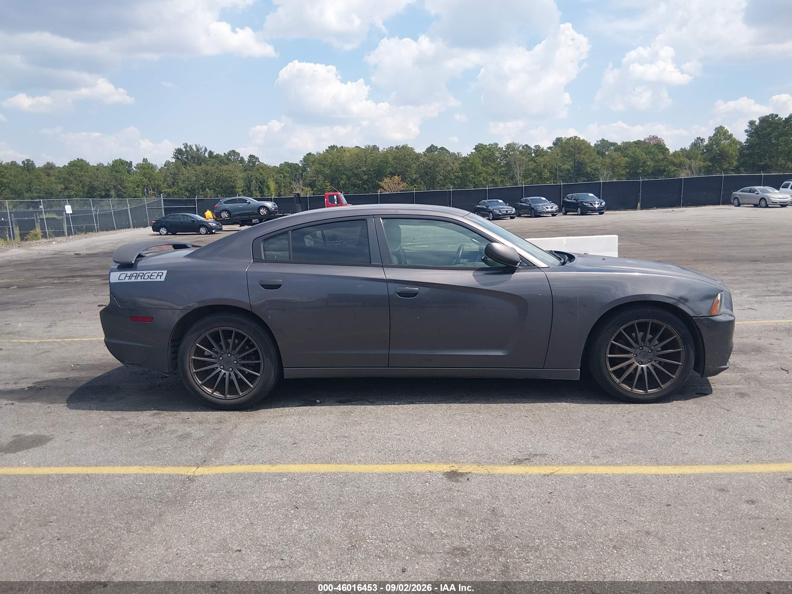 2014 Dodge Charger Se Gray vin: 2C3CDXBG4EH130195