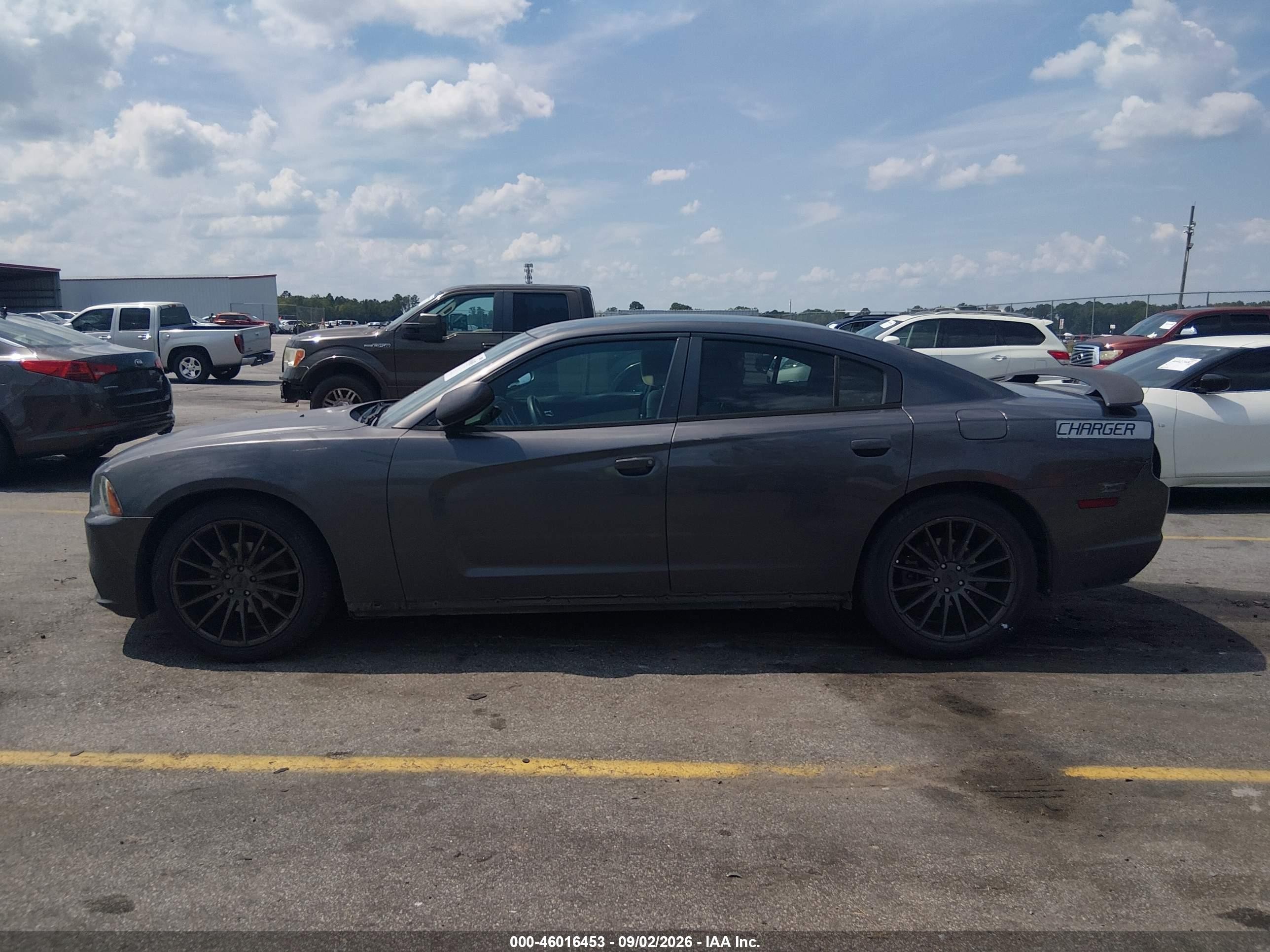 2014 Dodge Charger Se Gray vin: 2C3CDXBG4EH130195