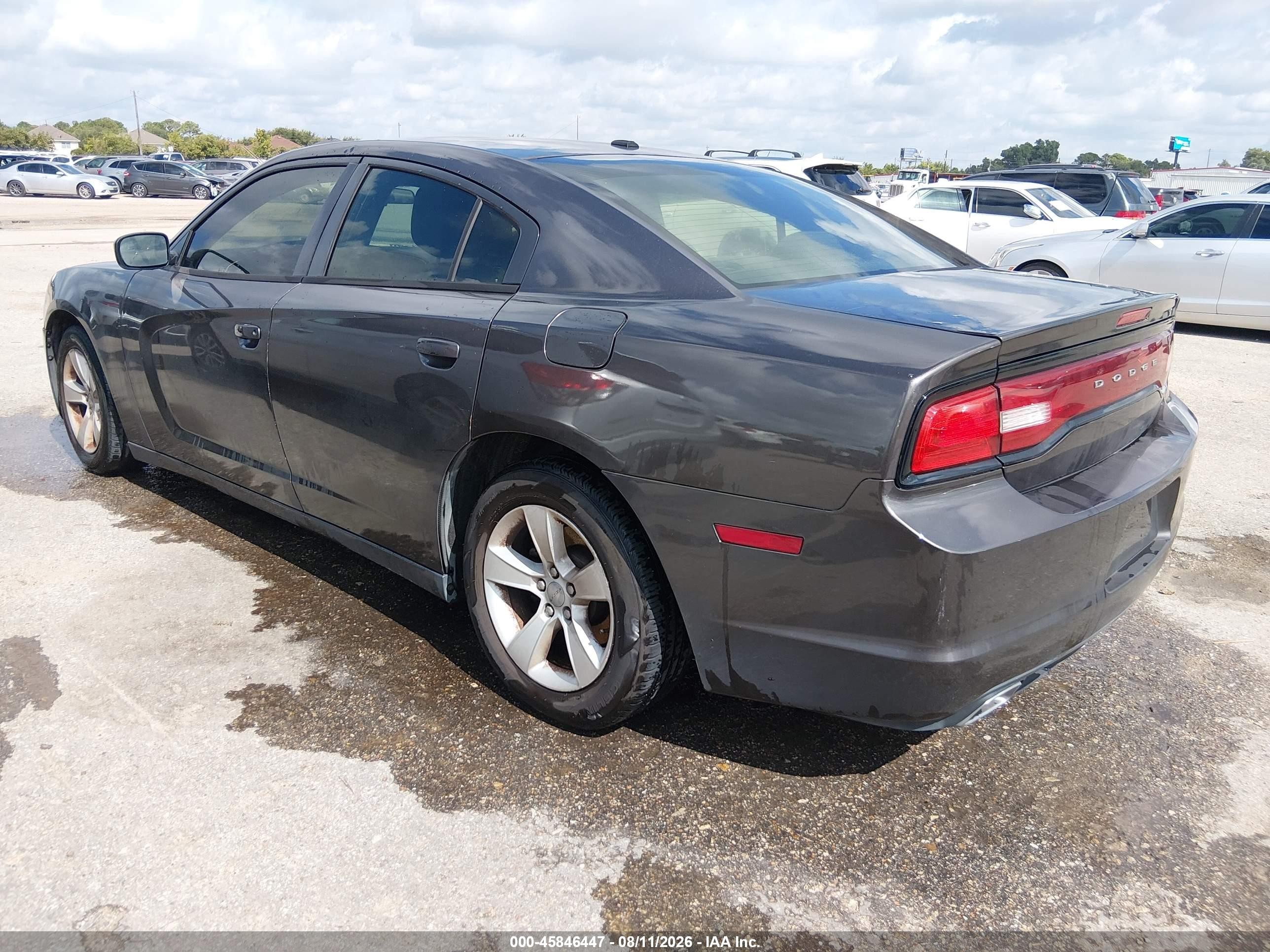 2014 Dodge Charger Se Gray vin: 2C3CDXBG4EH154948