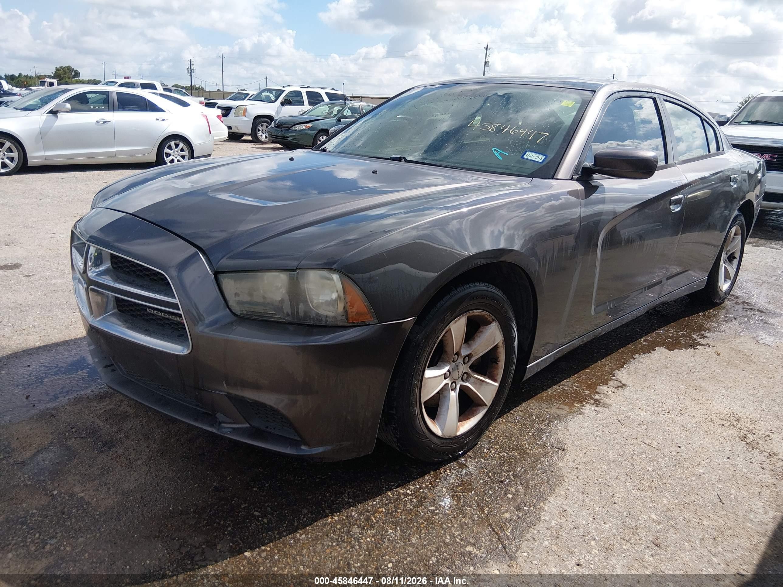 2014 Dodge Charger Se Gray vin: 2C3CDXBG4EH154948