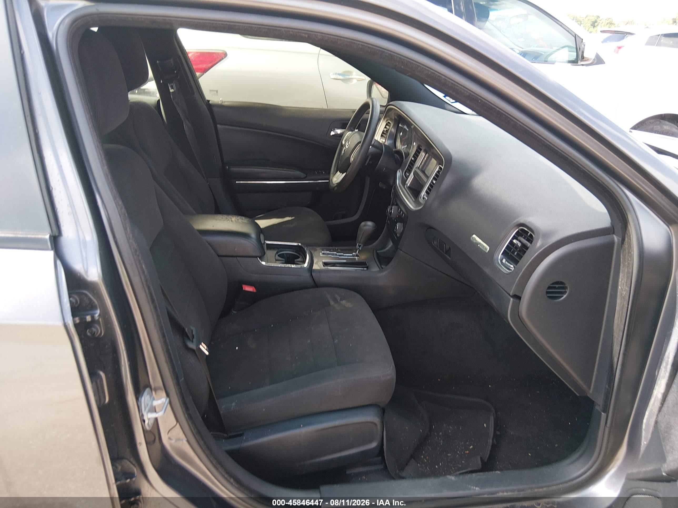 2014 Dodge Charger Se Gray vin: 2C3CDXBG4EH154948