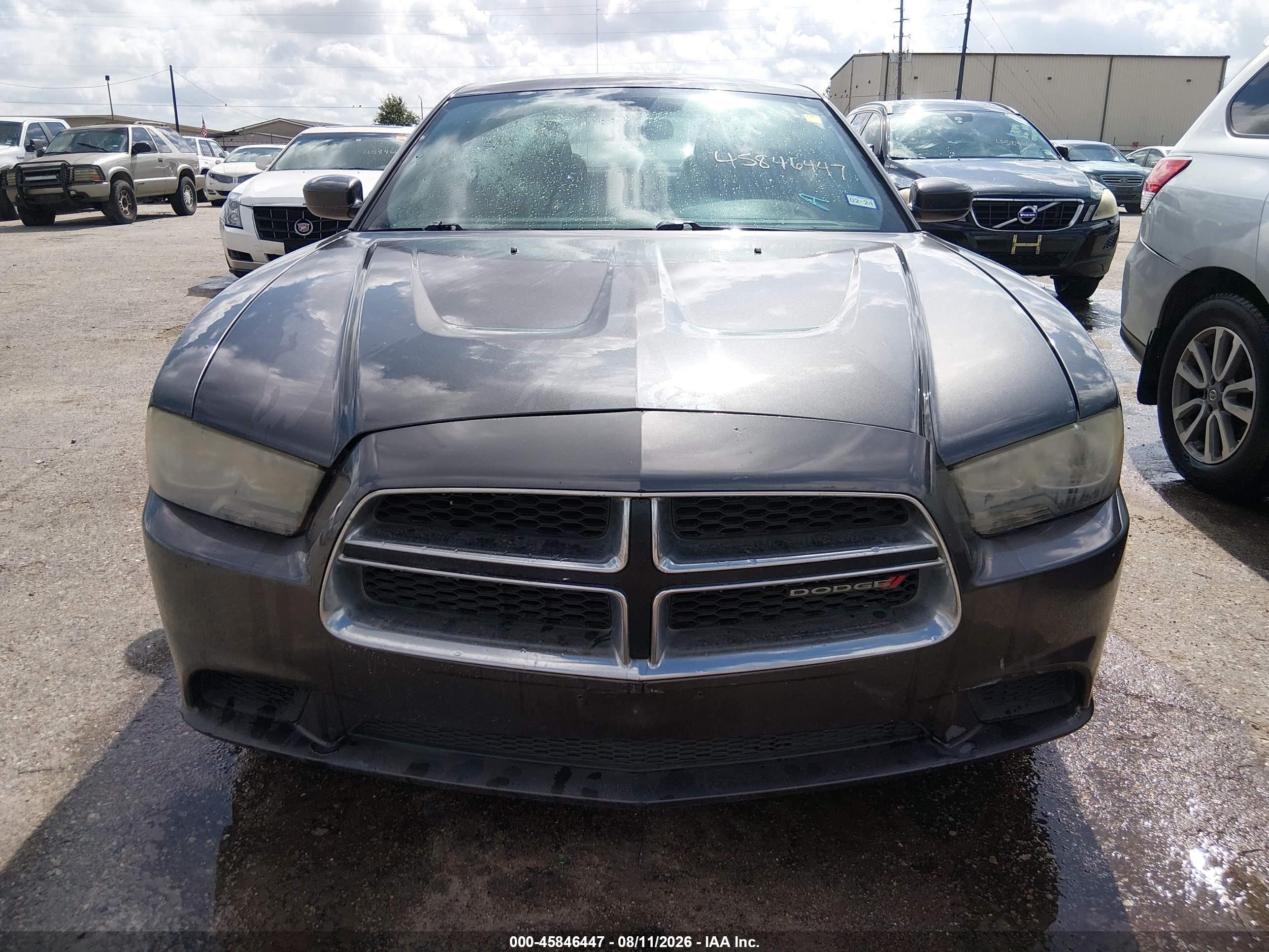 2014 Dodge Charger Se Gray vin: 2C3CDXBG4EH154948