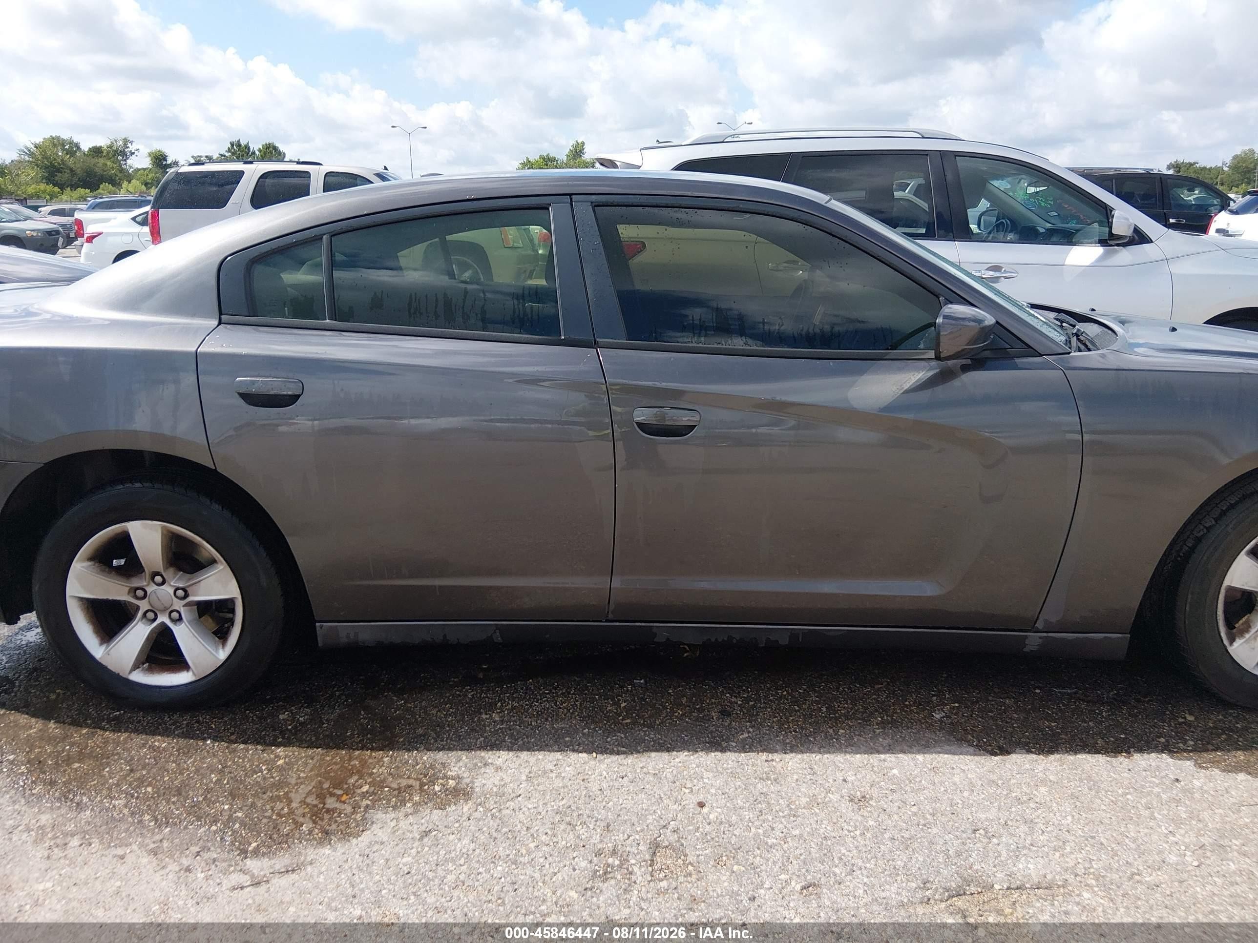 2014 Dodge Charger Se Gray vin: 2C3CDXBG4EH154948