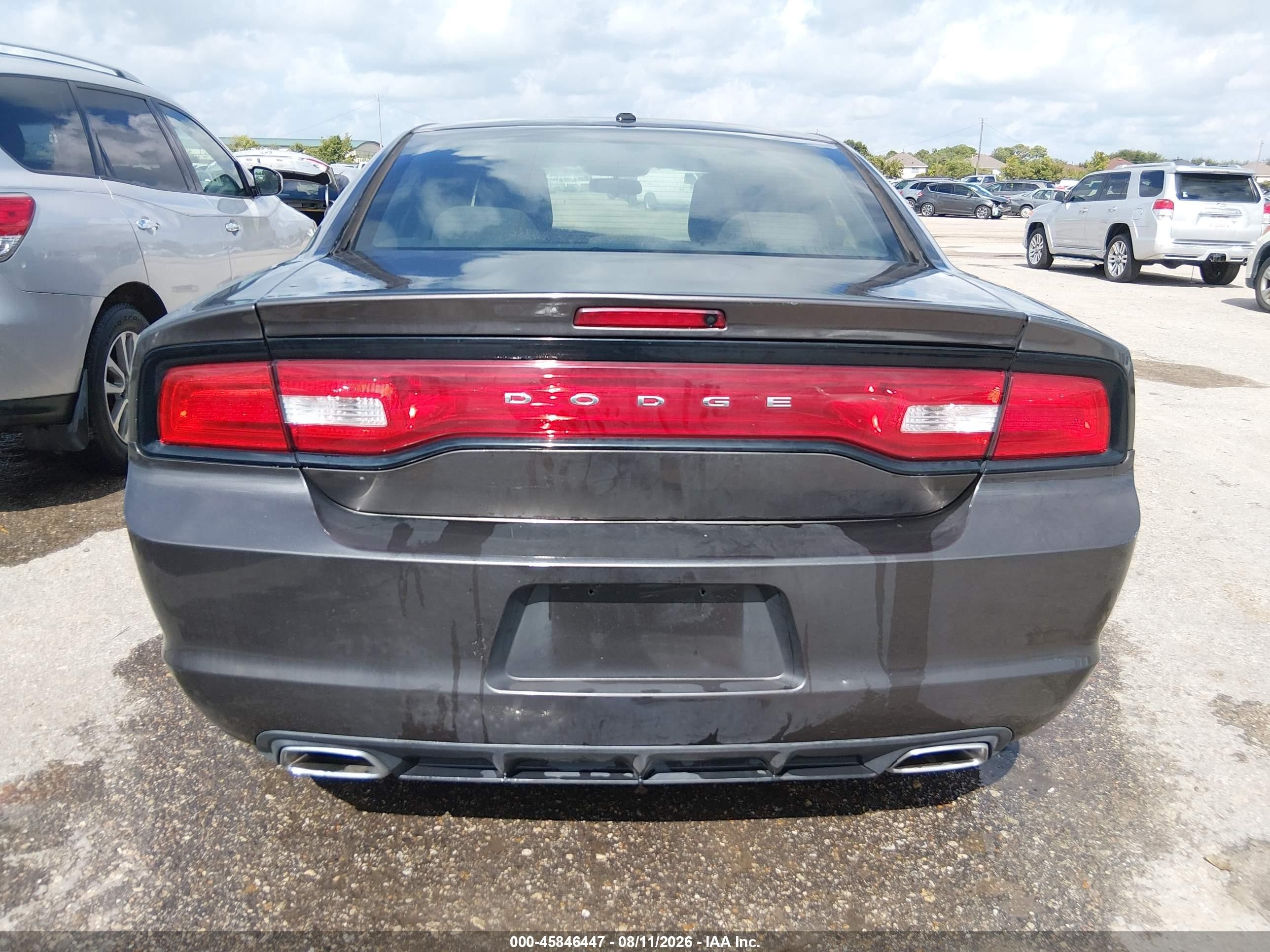 2014 Dodge Charger Se Gray vin: 2C3CDXBG4EH154948