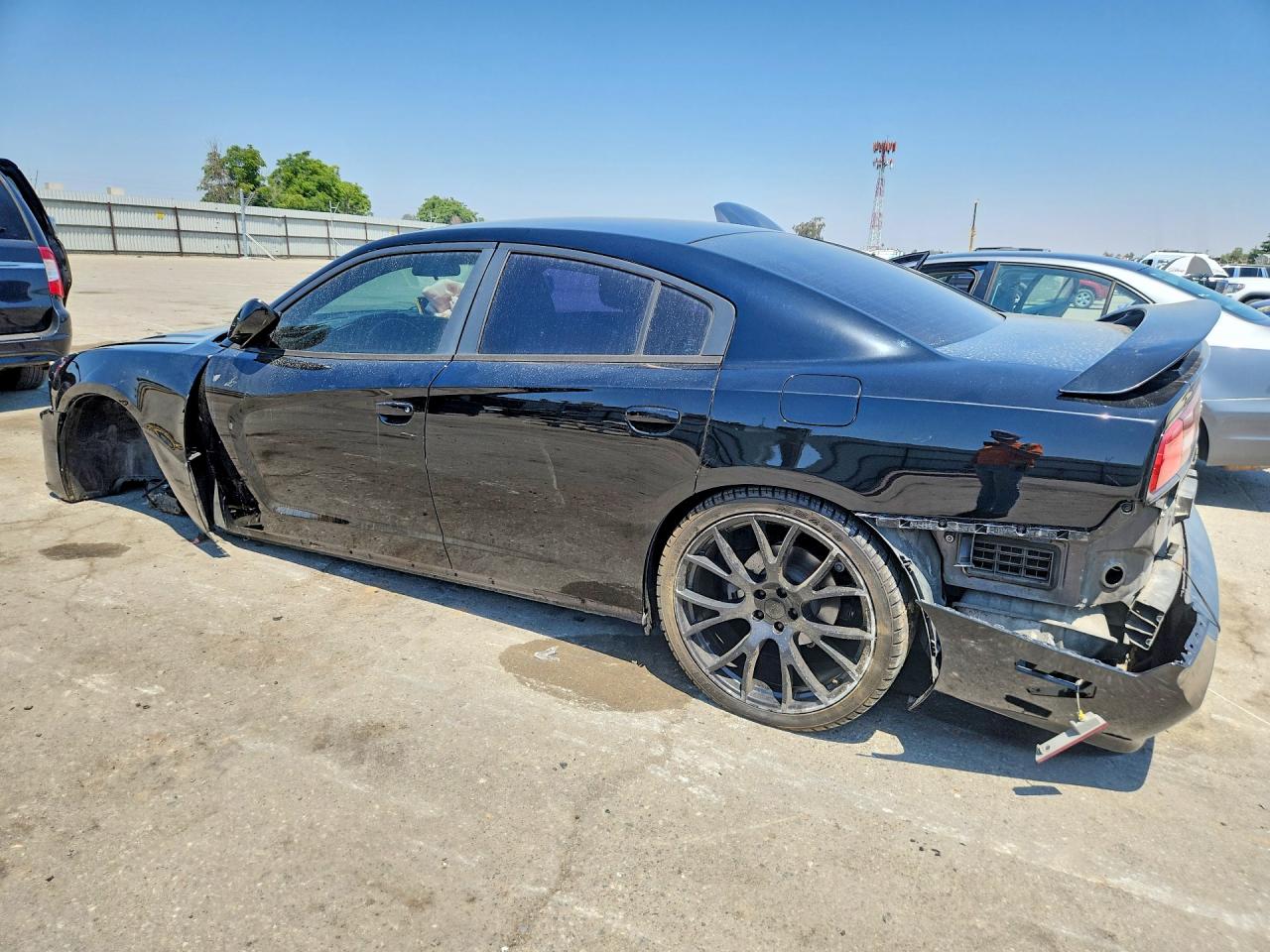2014 Dodge Charger Se Black vin: 2C3CDXBG4EH262387